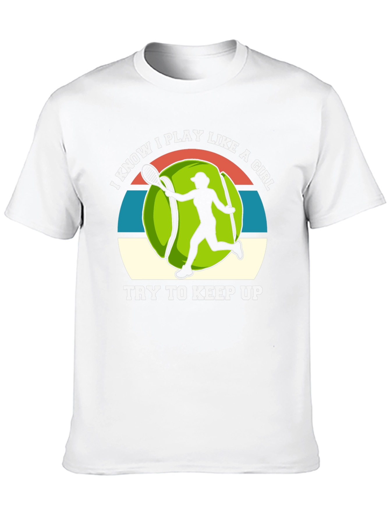 Tennis Player Girl Power T-Shirt