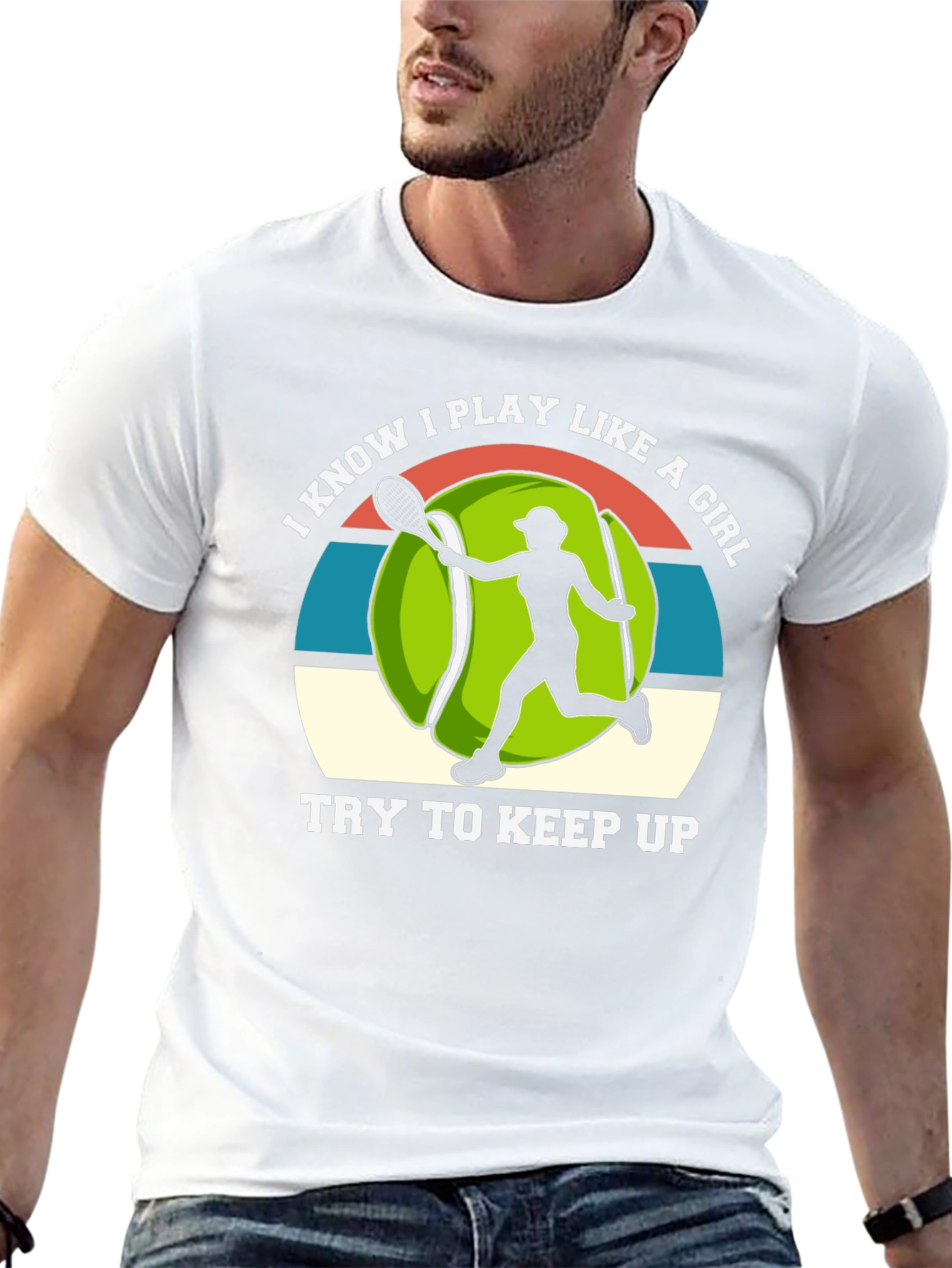Tennis Player Girl Power T-Shirt