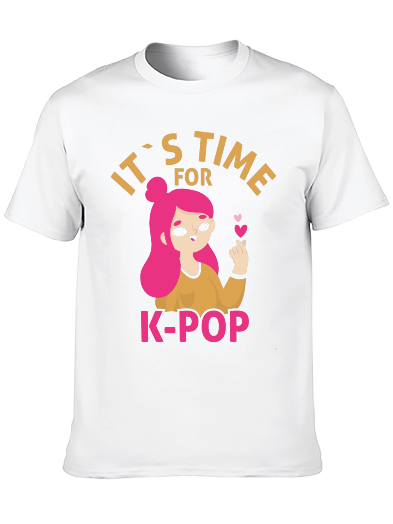 Its Time for K-Pop Black Graphic Tee