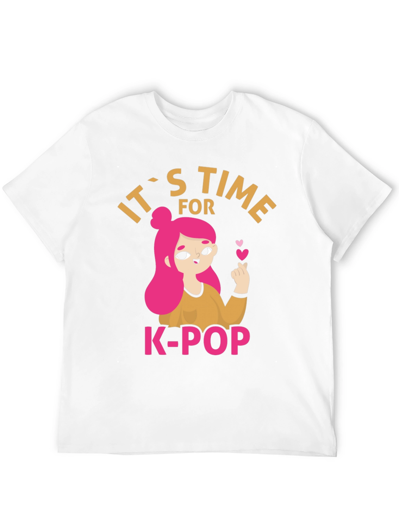Its Time for K-Pop Black Graphic Tee