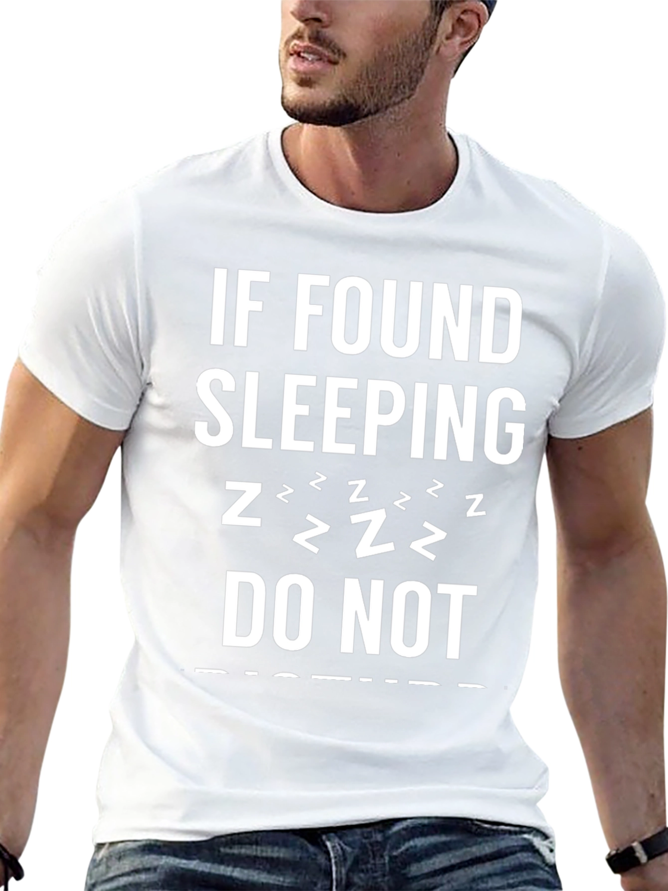 Funny Sleeping T-Shirt - Do Not Disturb!