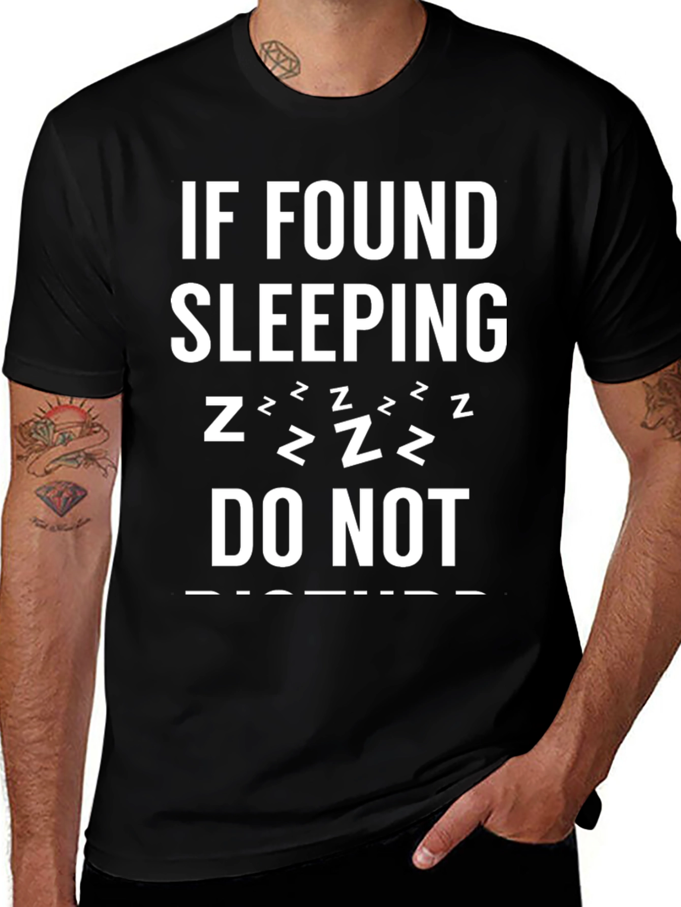 Funny Sleeping T-Shirt - Do Not Disturb!