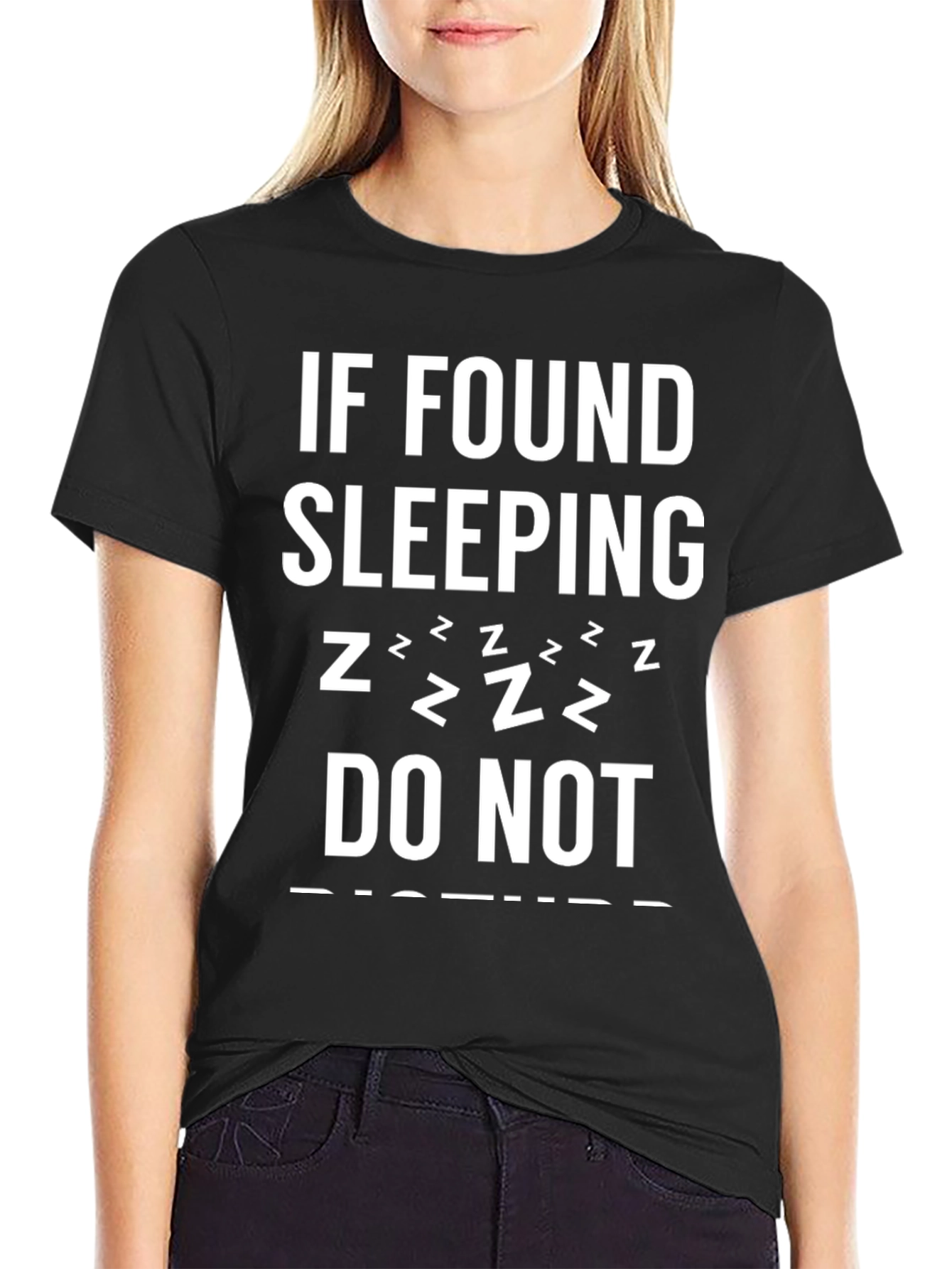 Funny Sleeping T-Shirt - Do Not Disturb!