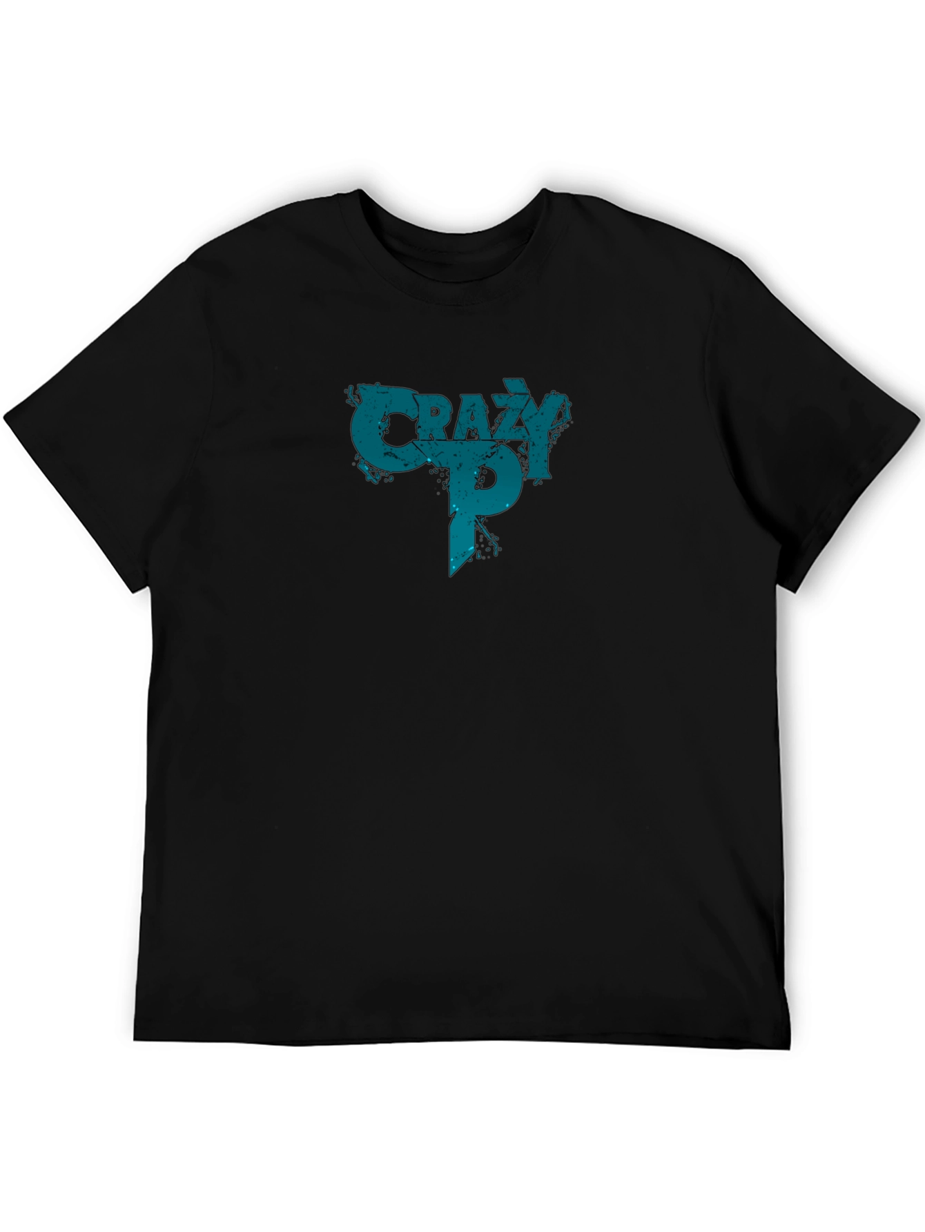 Crazy P Graphic T-Shirt - Black Cotton Tee
