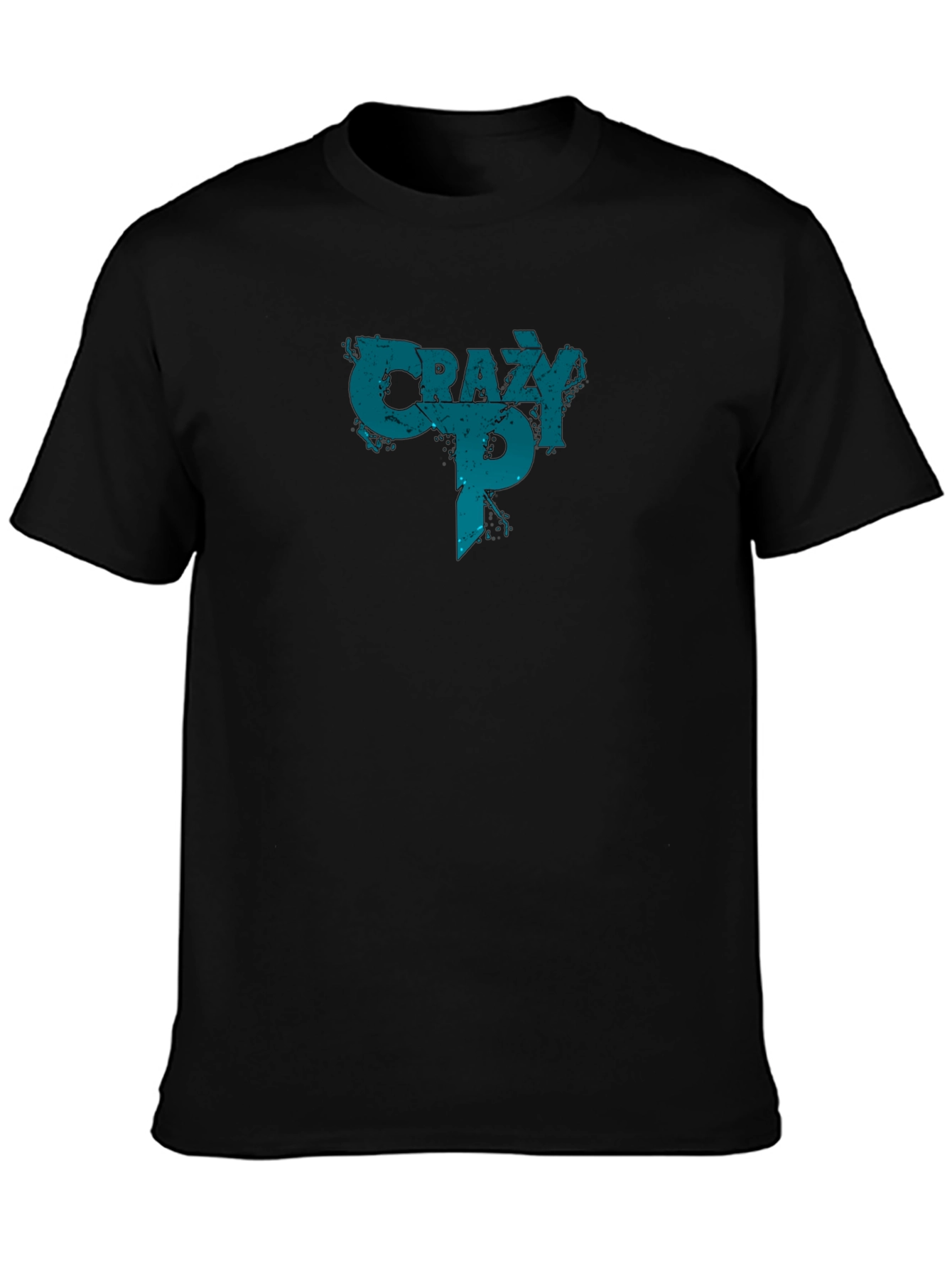 Crazy P Graphic T-Shirt - Black Cotton Tee