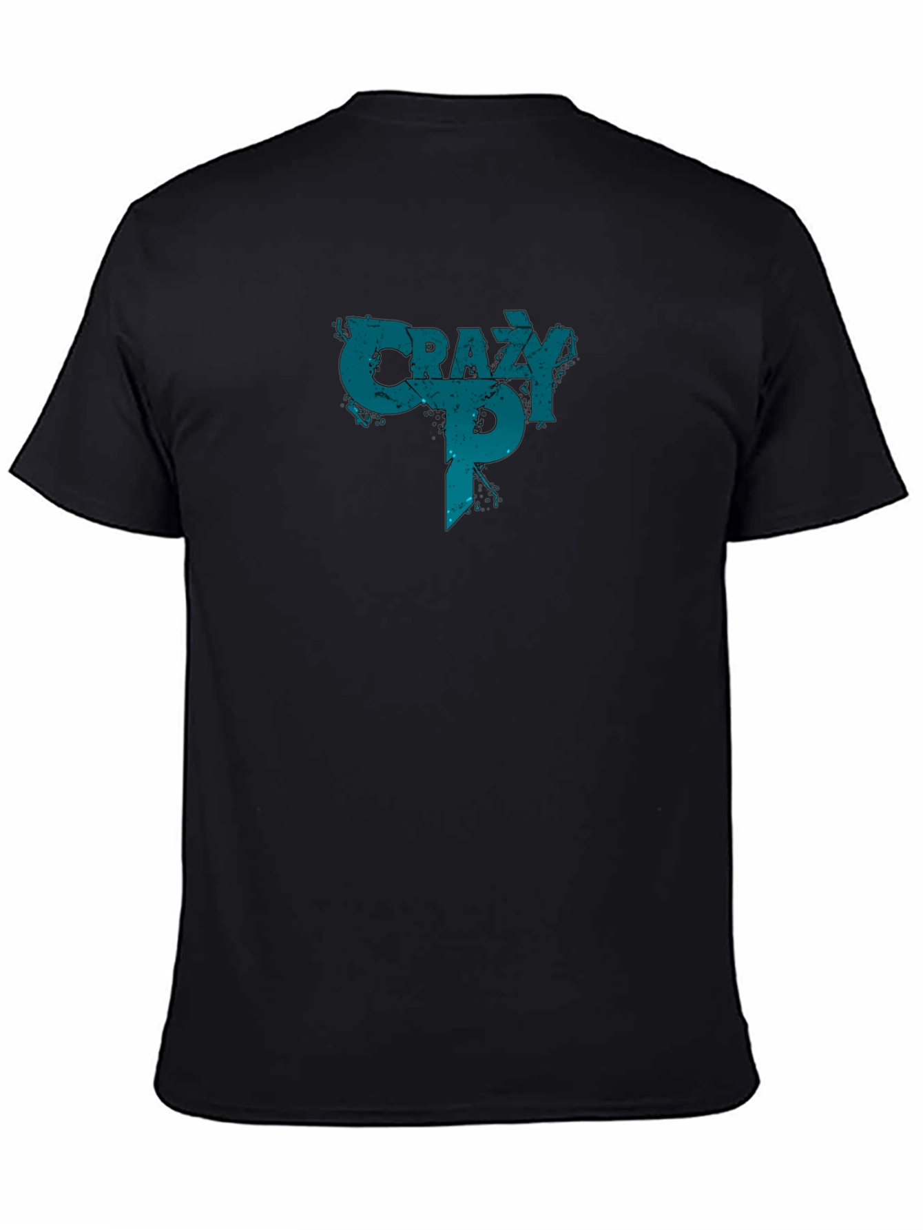 Crazy P Graphic T-Shirt - Black Cotton Tee