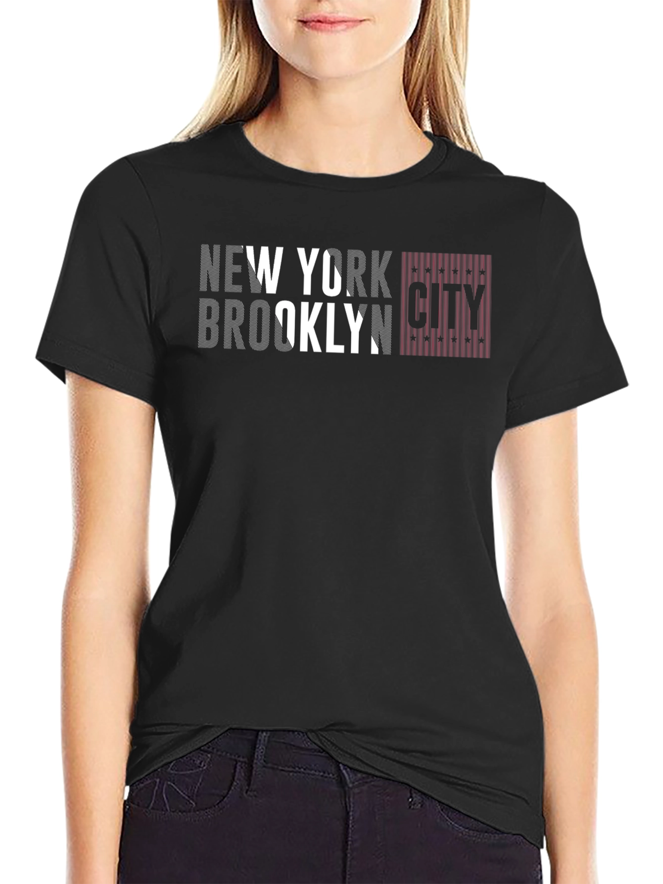 New York Brooklyn City Graphic Tee