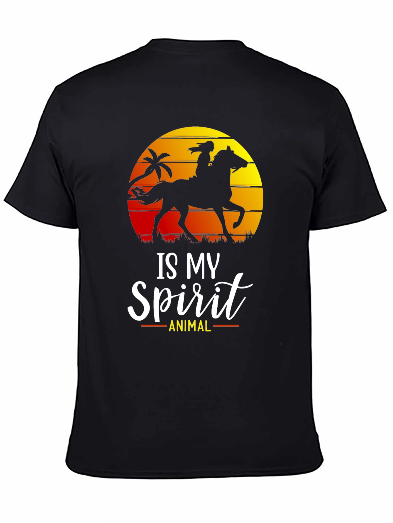 Horse Spirit Animal T-Shirt | Equestrian Silhouette Tee