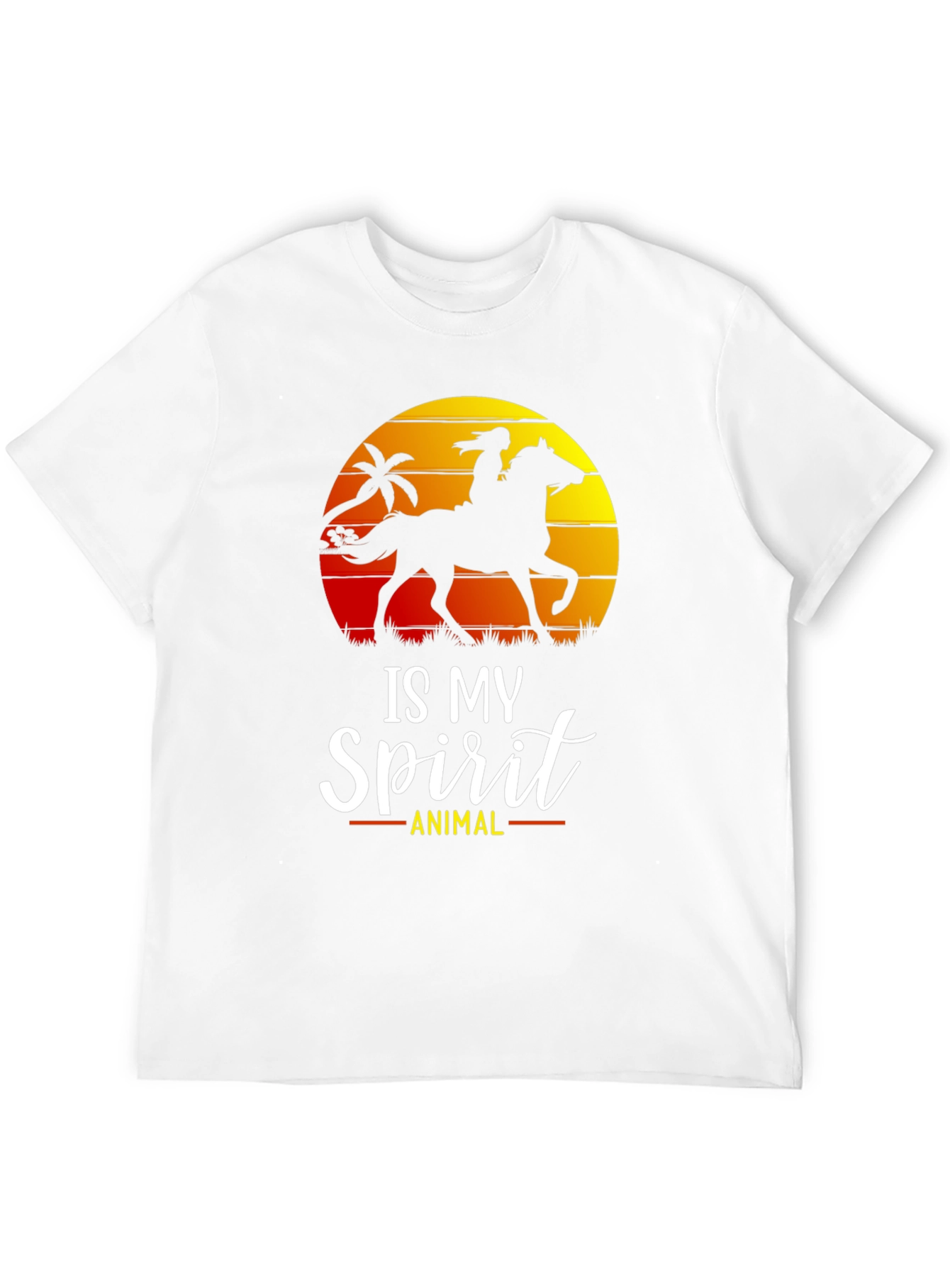 Horse Spirit Animal T-Shirt | Equestrian Silhouette Tee