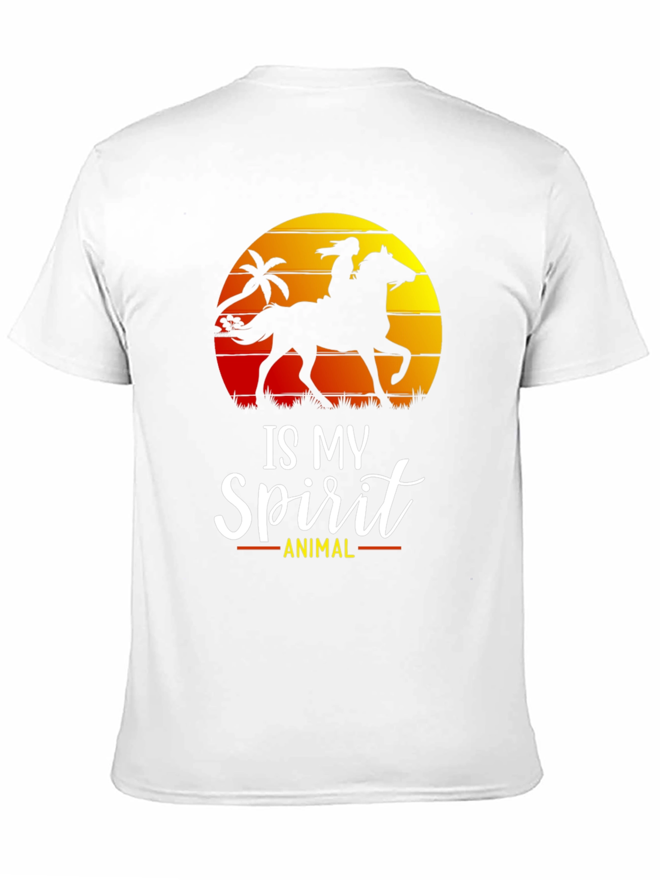 Horse Spirit Animal T-Shirt | Equestrian Silhouette Tee