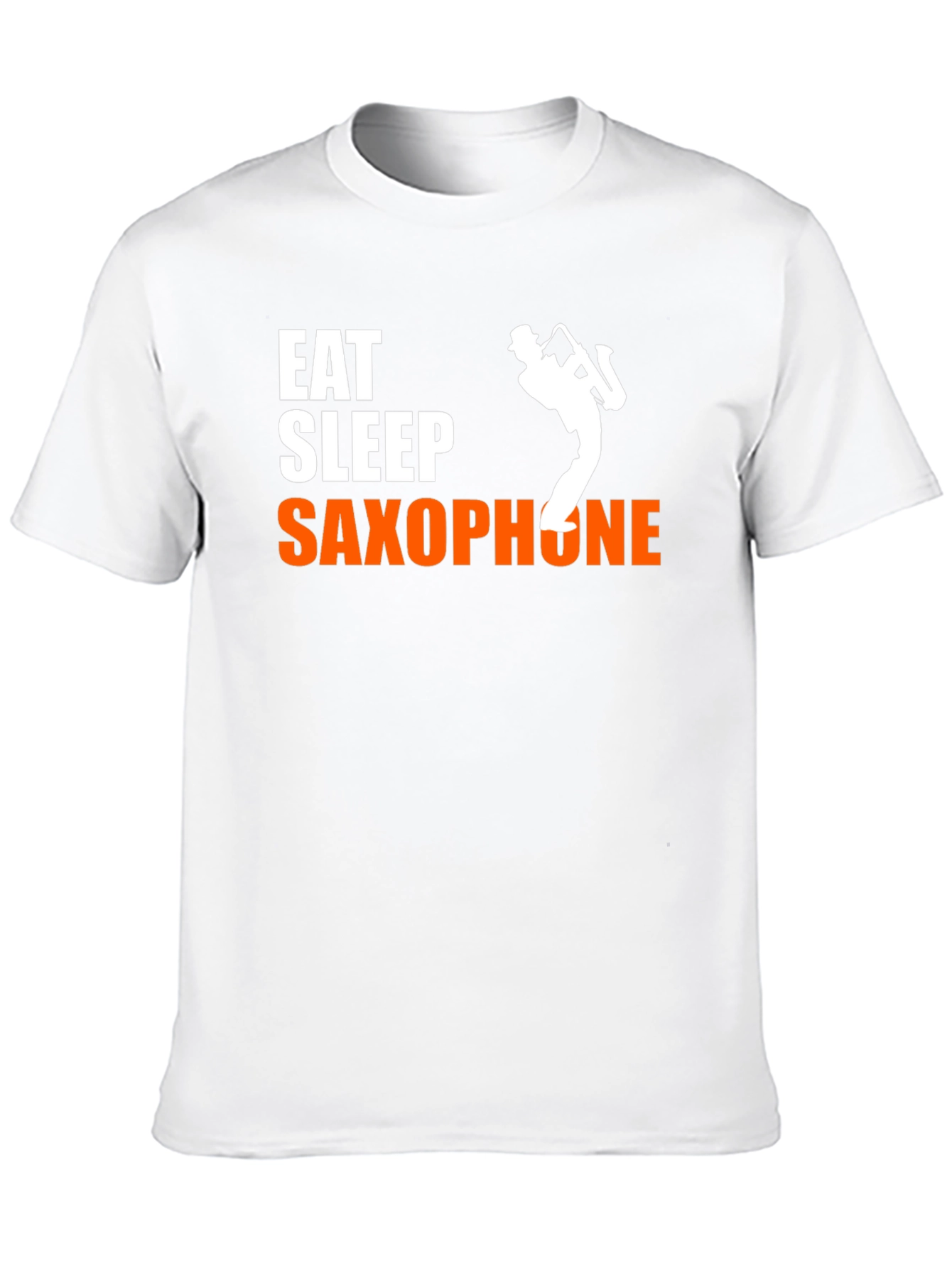 Eat Sleep Saxophone Black T-Shirt
