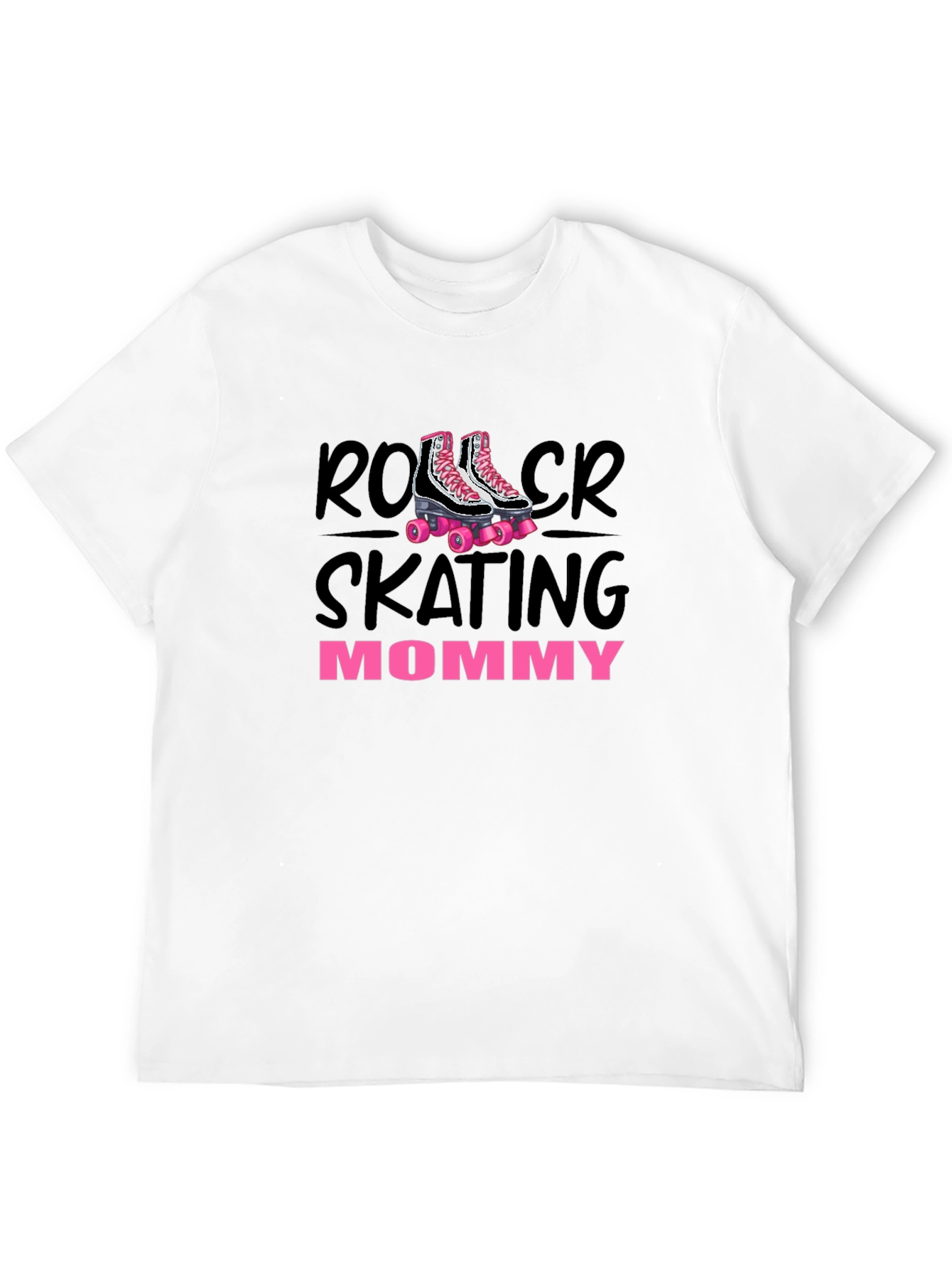 Roller Skating Mommy T-Shirt Black