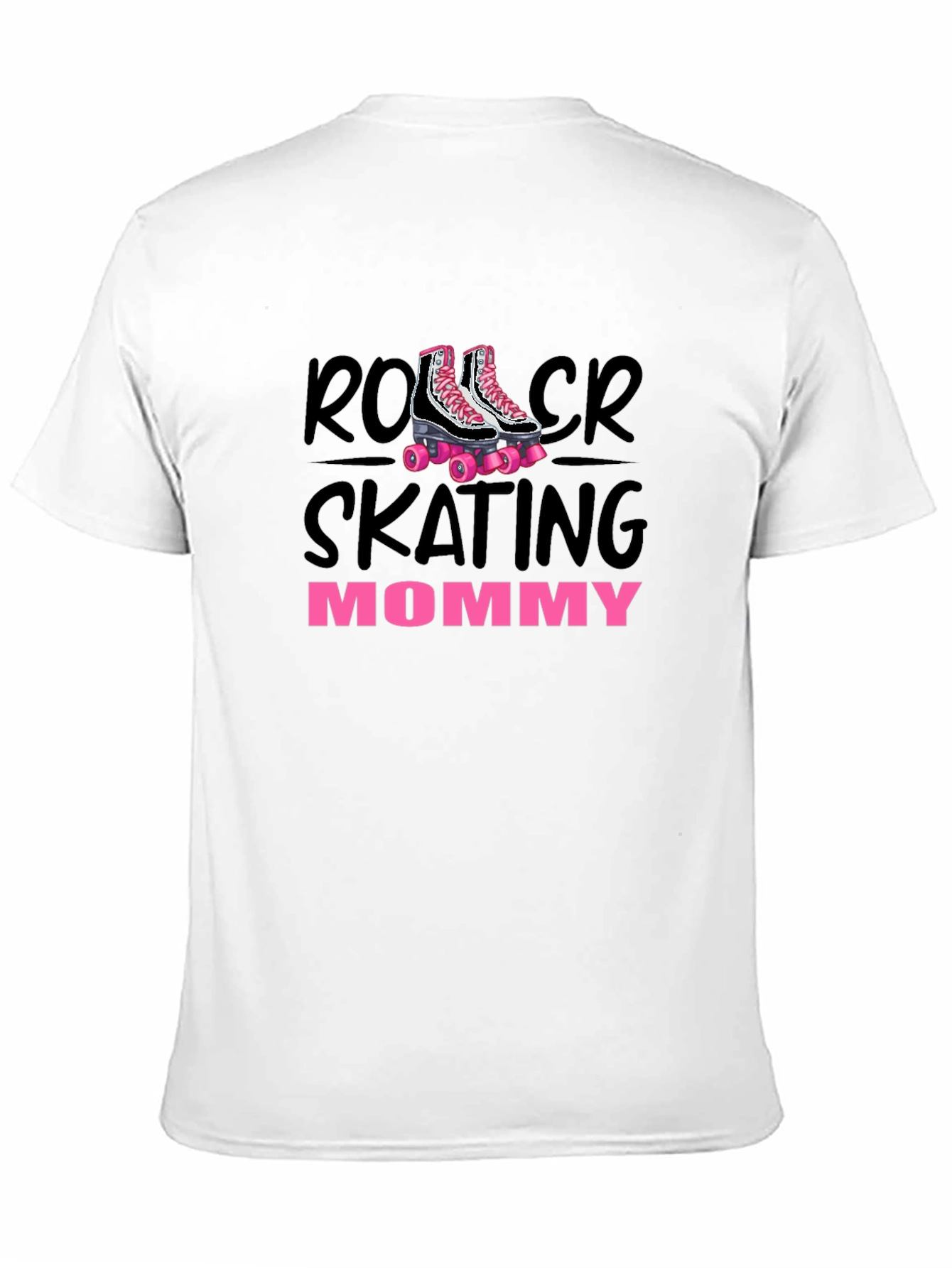 Roller Skating Mommy T-Shirt Black