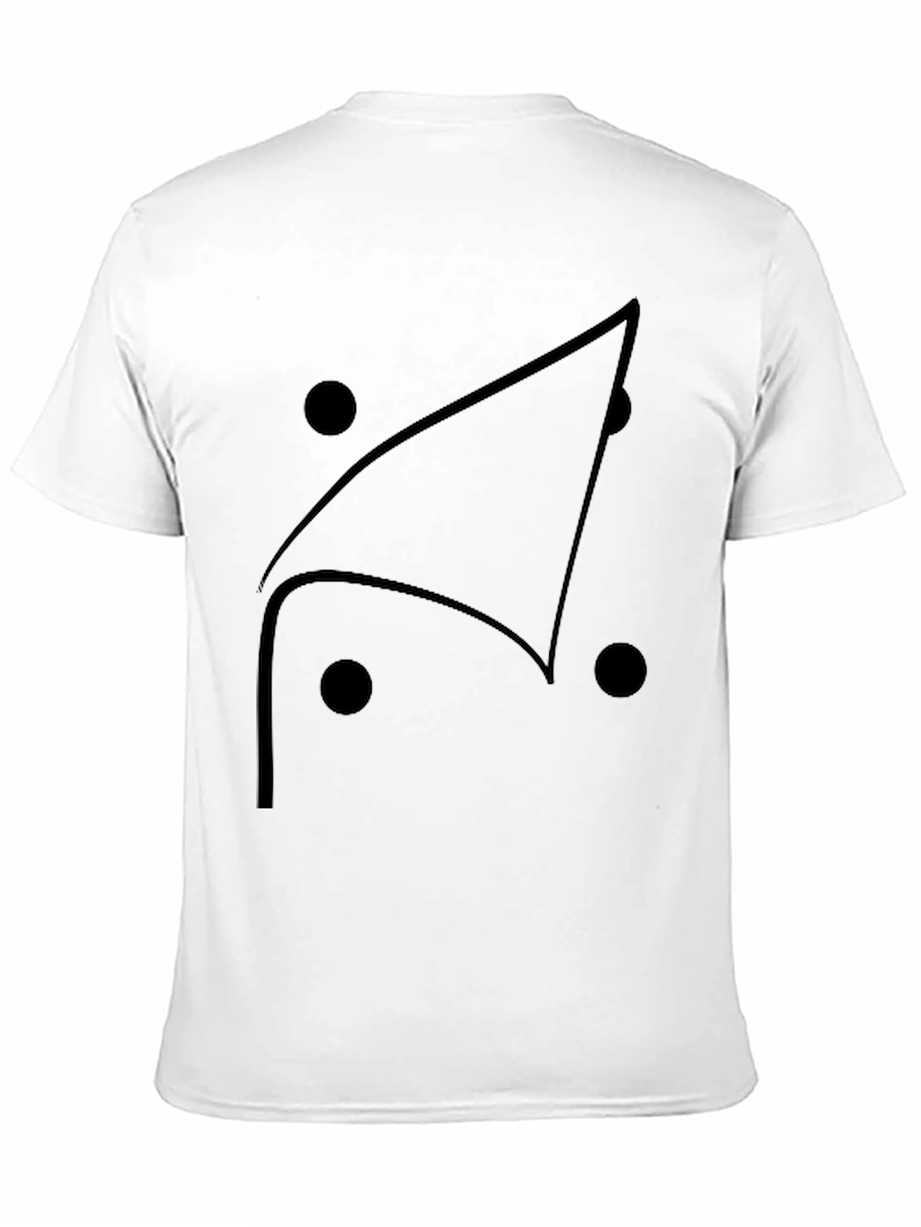Geometric Graphic Tee - Modern Black T-Shirt