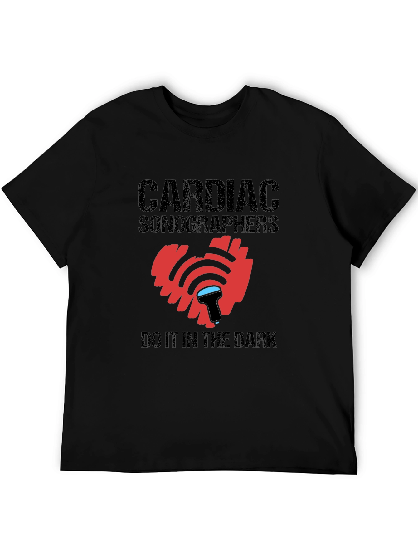 Cardiac Sonographer T-Shirt Heart Ultrasound Tee