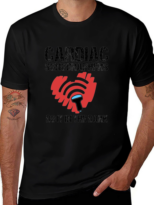Cardiac Sonographer T-Shirt Heart Ultrasound Tee