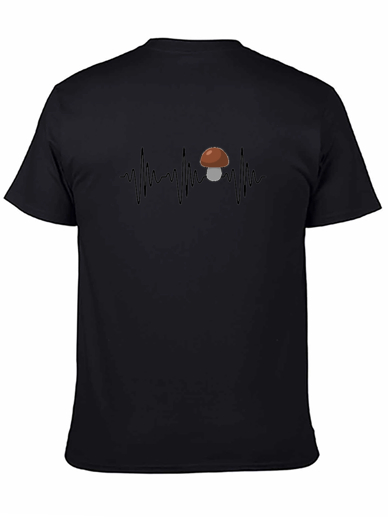 Mushroom Heartbeat T-Shirt - Funny Fungi Tee