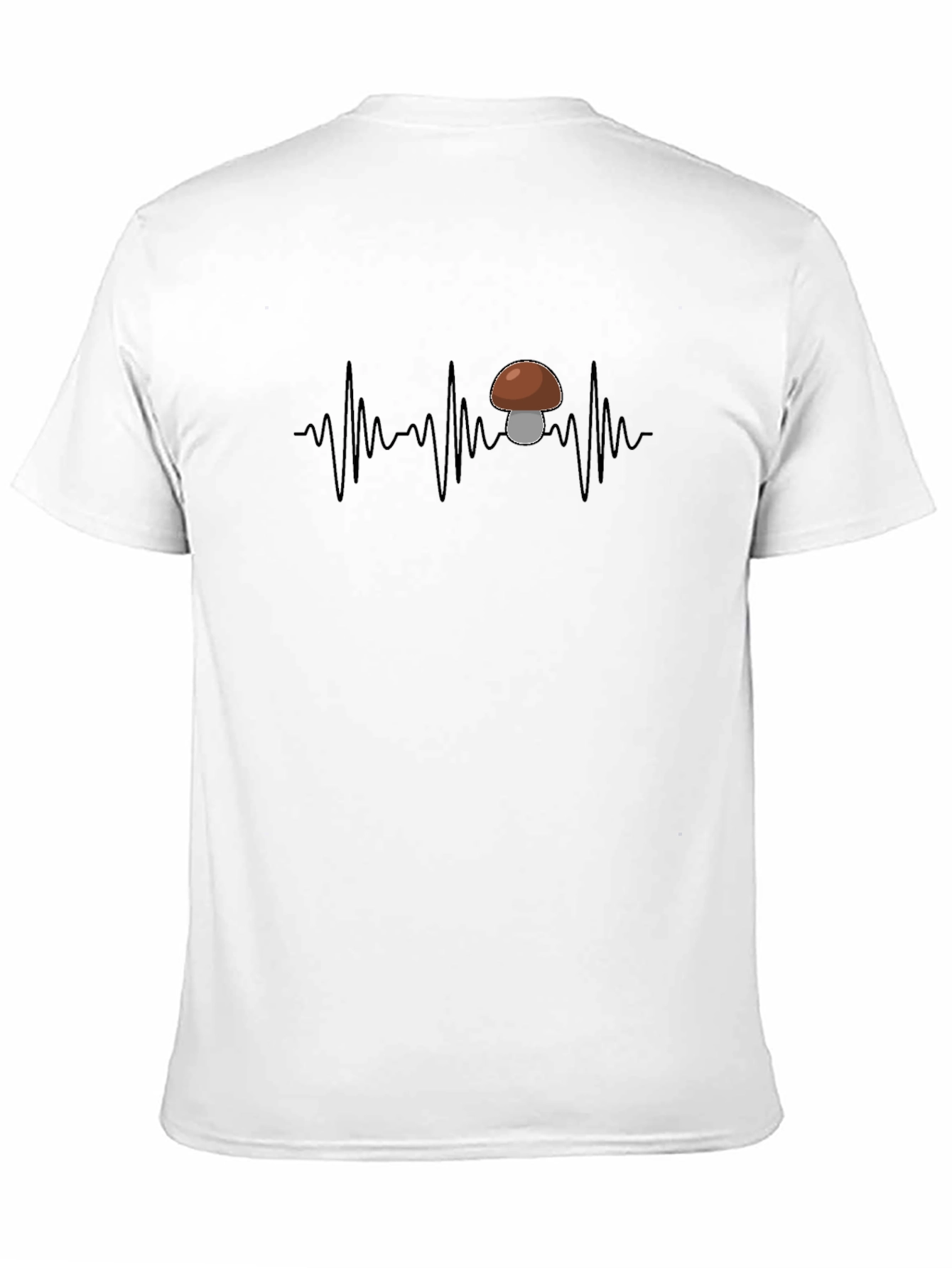 Mushroom Heartbeat T-Shirt - Funny Fungi Tee