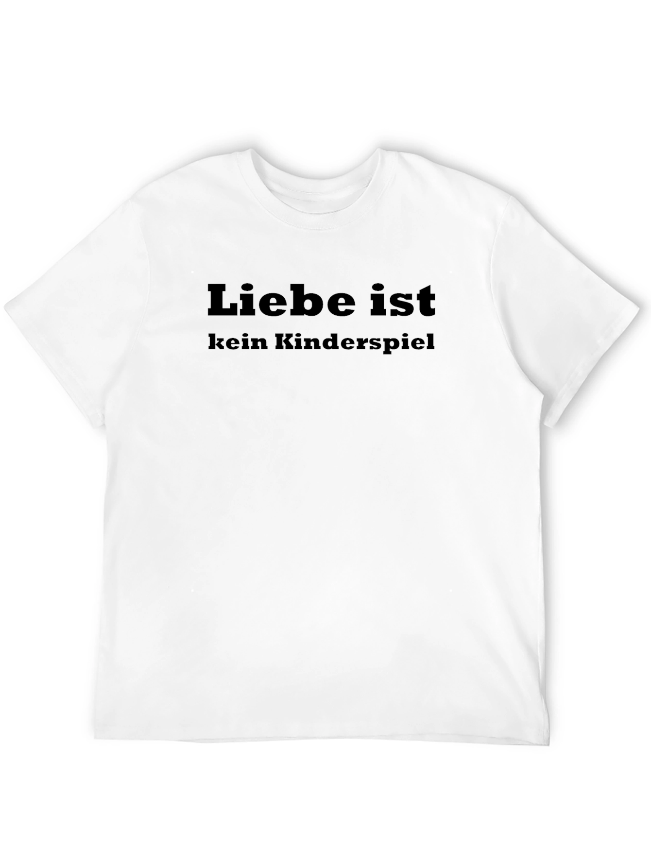 Liebe Ist Kein Kinderspiel T-Shirt - Black