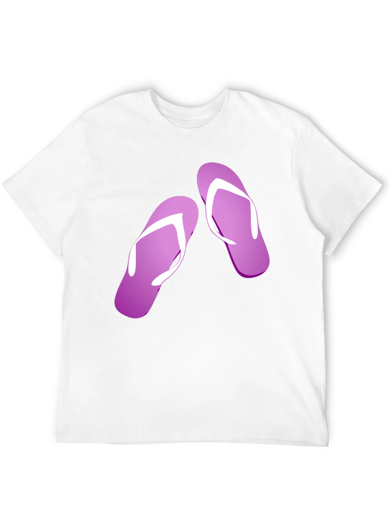Flip Flop Graphic Tee - Black Casual T-Shirt