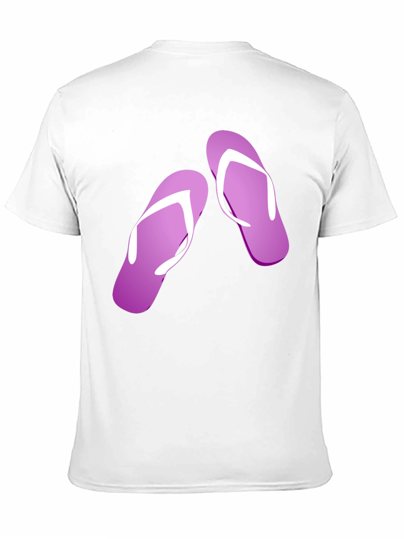 Flip Flop Graphic Tee - Black Casual T-Shirt
