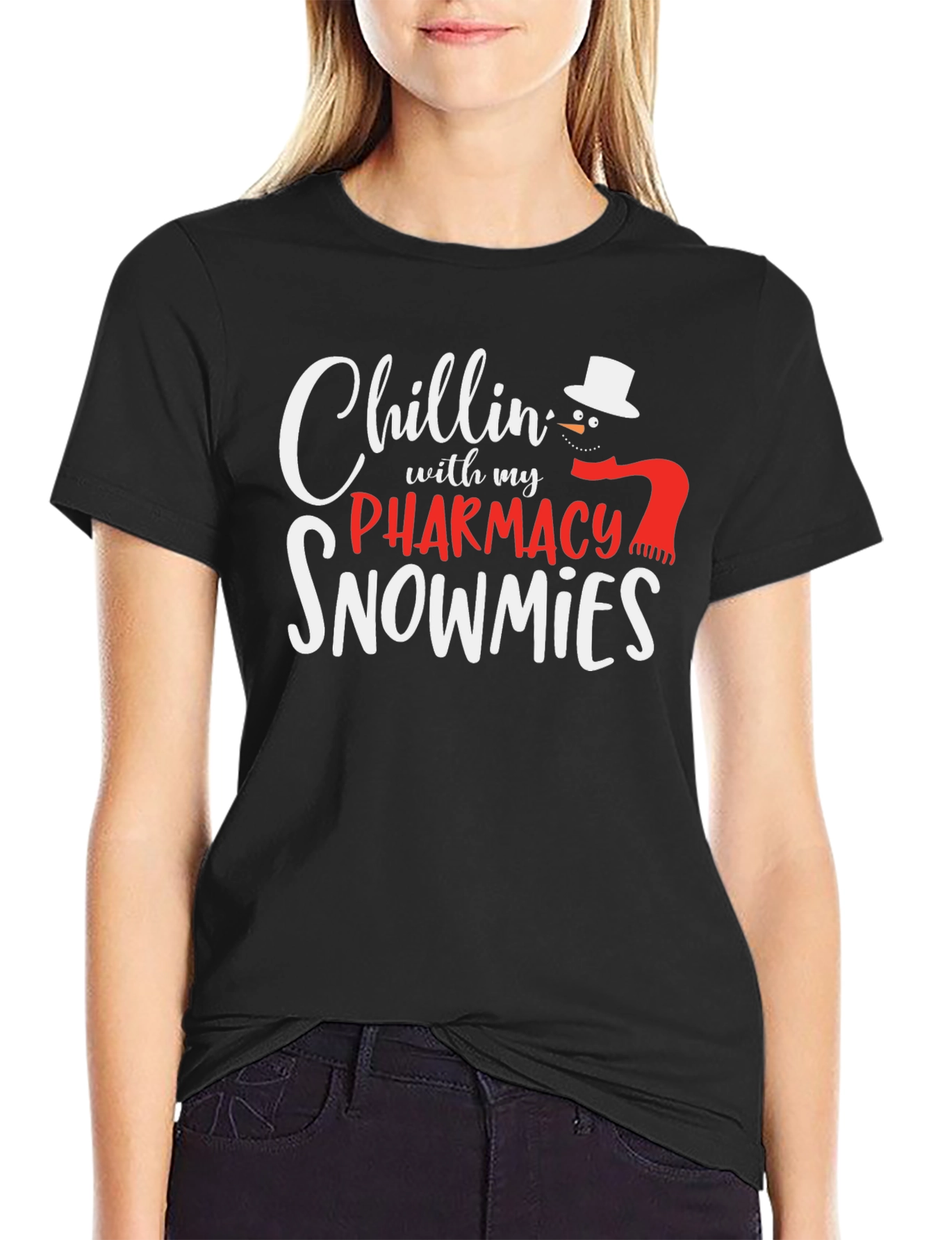 Chillin with My Pharmacy Snowmies T-Shirt