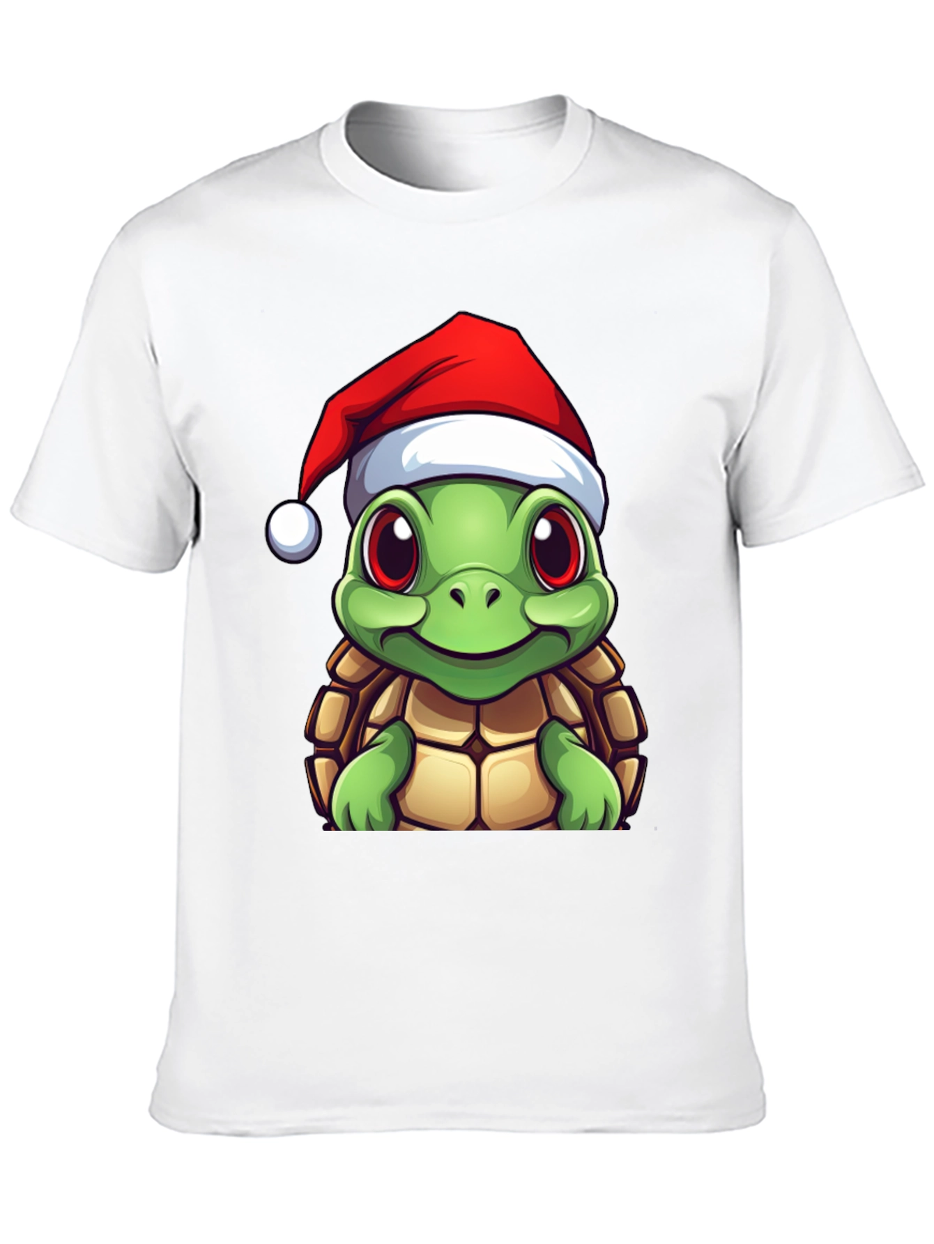 Festive Turtle Graphic Tee - Holiday Edition
