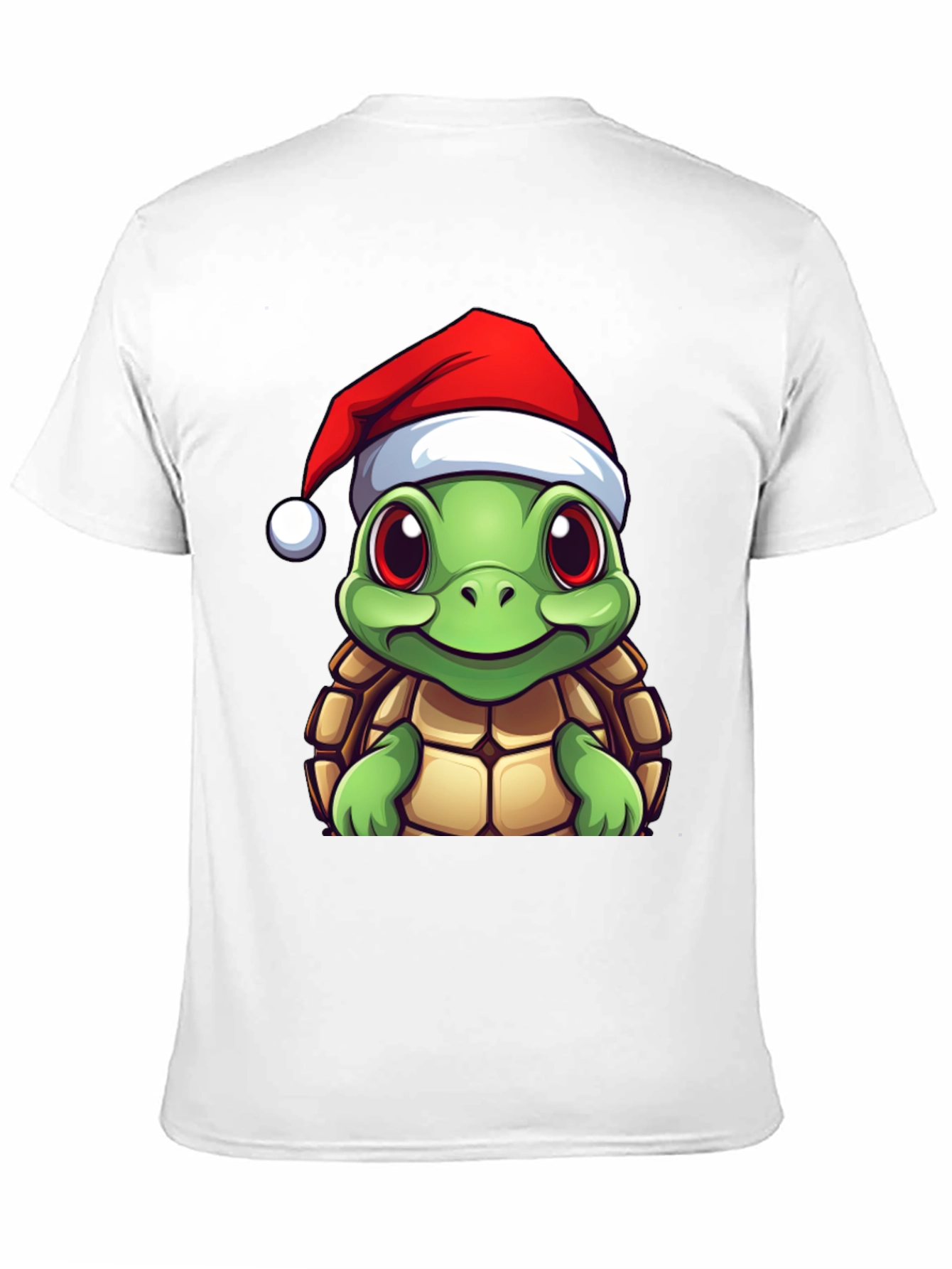 Festive Turtle Graphic Tee - Holiday Edition