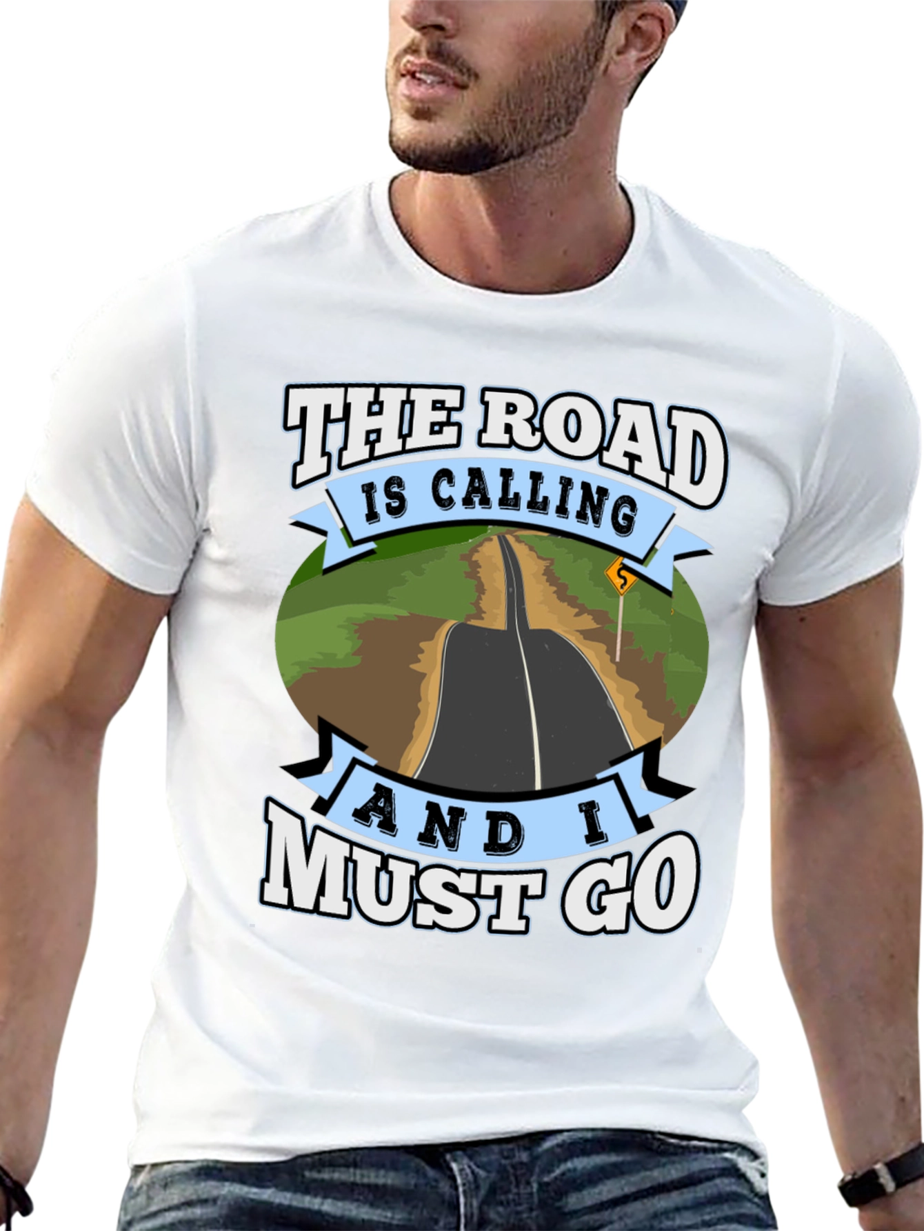 Road Calling Graphic T-Shirt