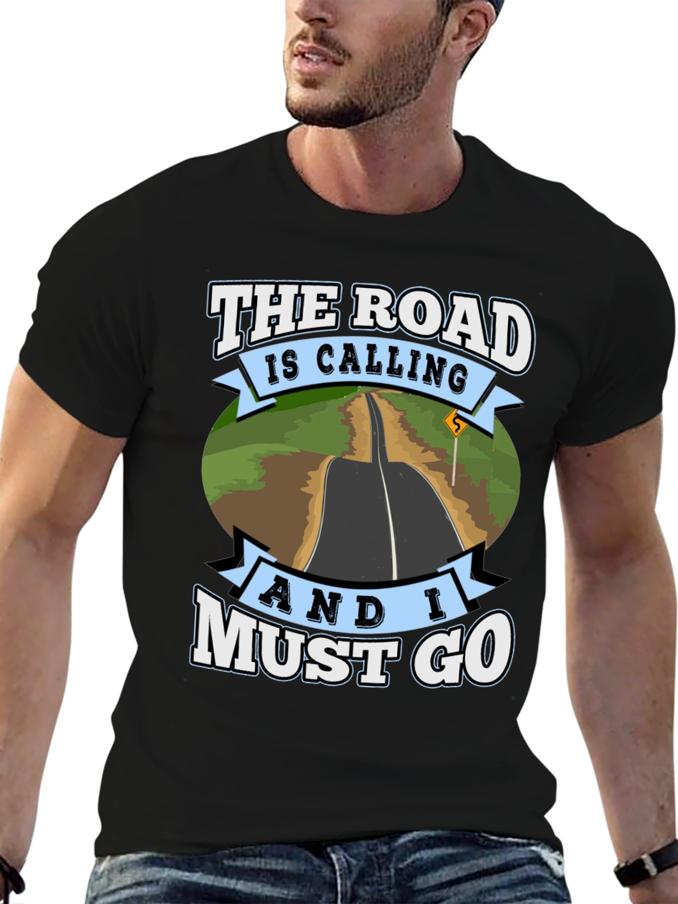 Road Calling Graphic T-Shirt