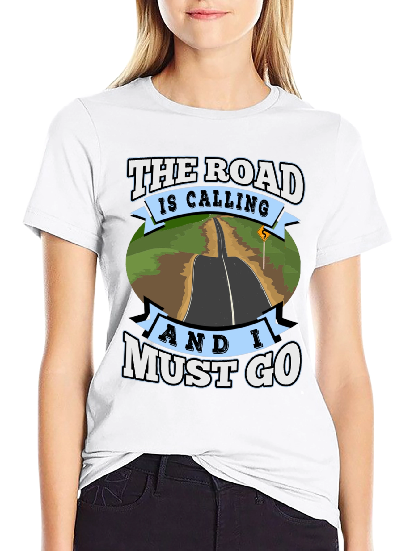Road Calling Graphic T-Shirt