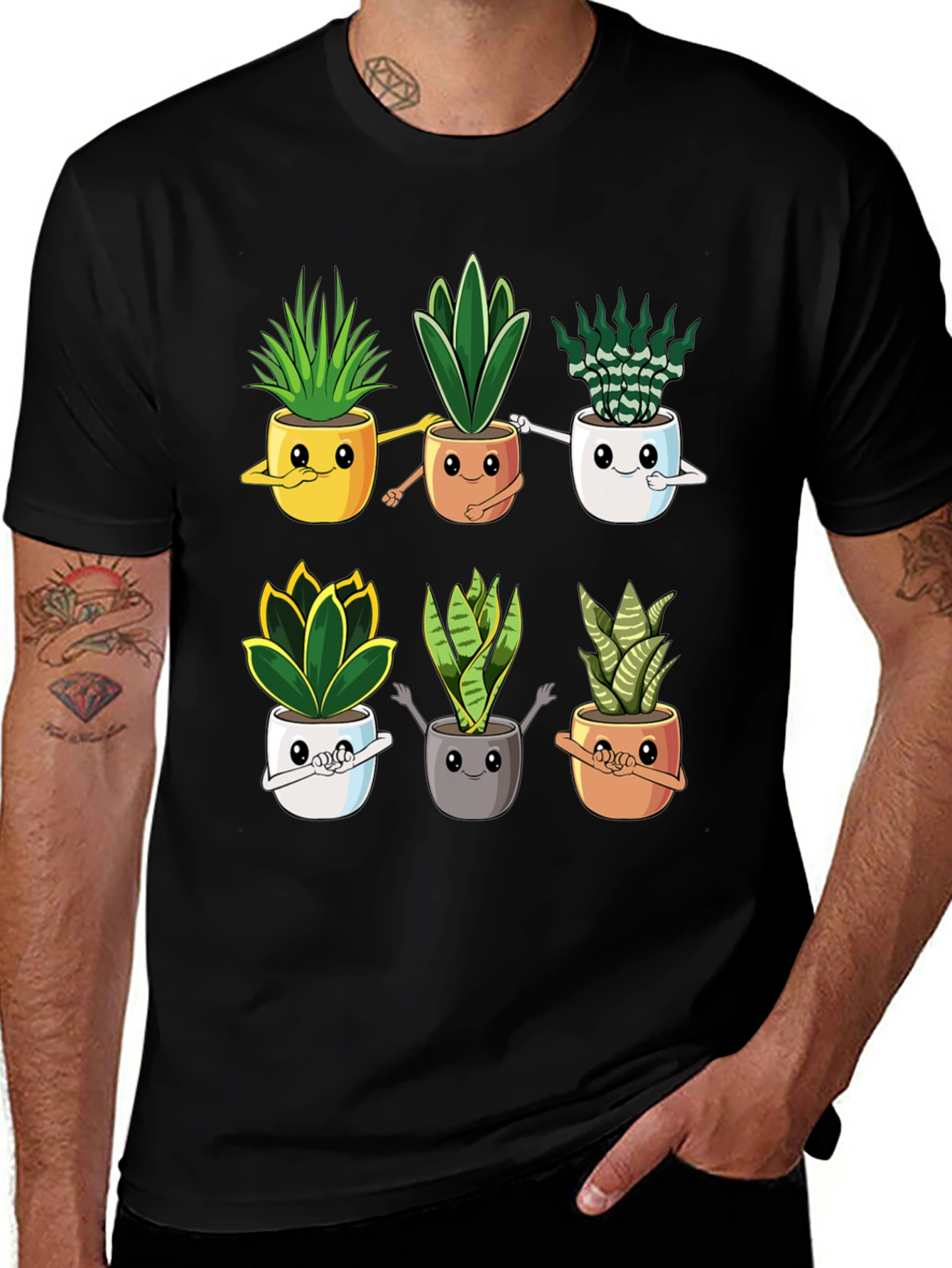 Cute Succulent Plant T-Shirt