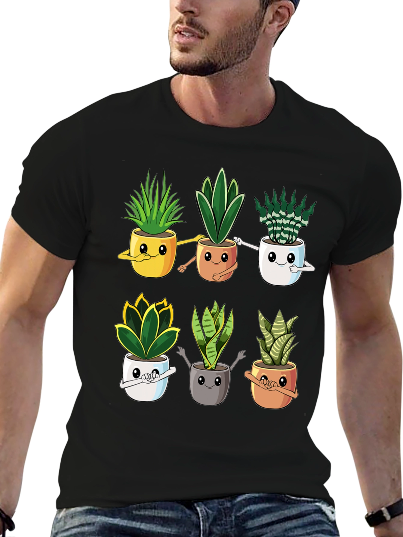 Cute Succulent Plant T-Shirt