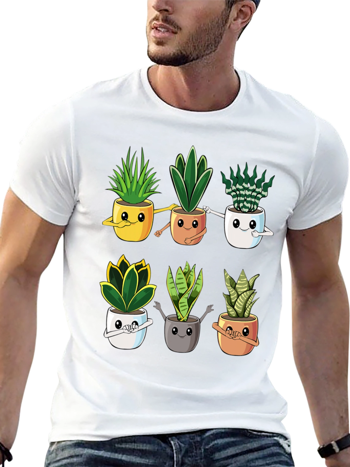 Cute Succulent Plant T-Shirt