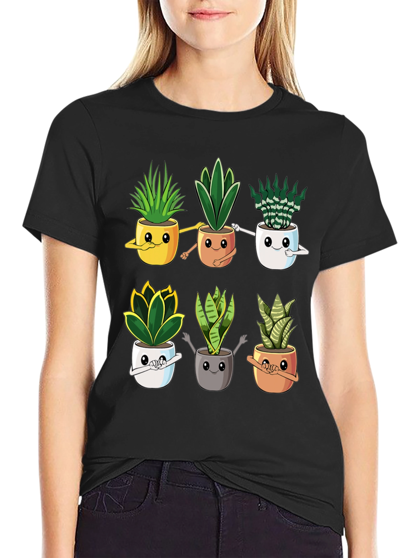 Cute Succulent Plant T-Shirt