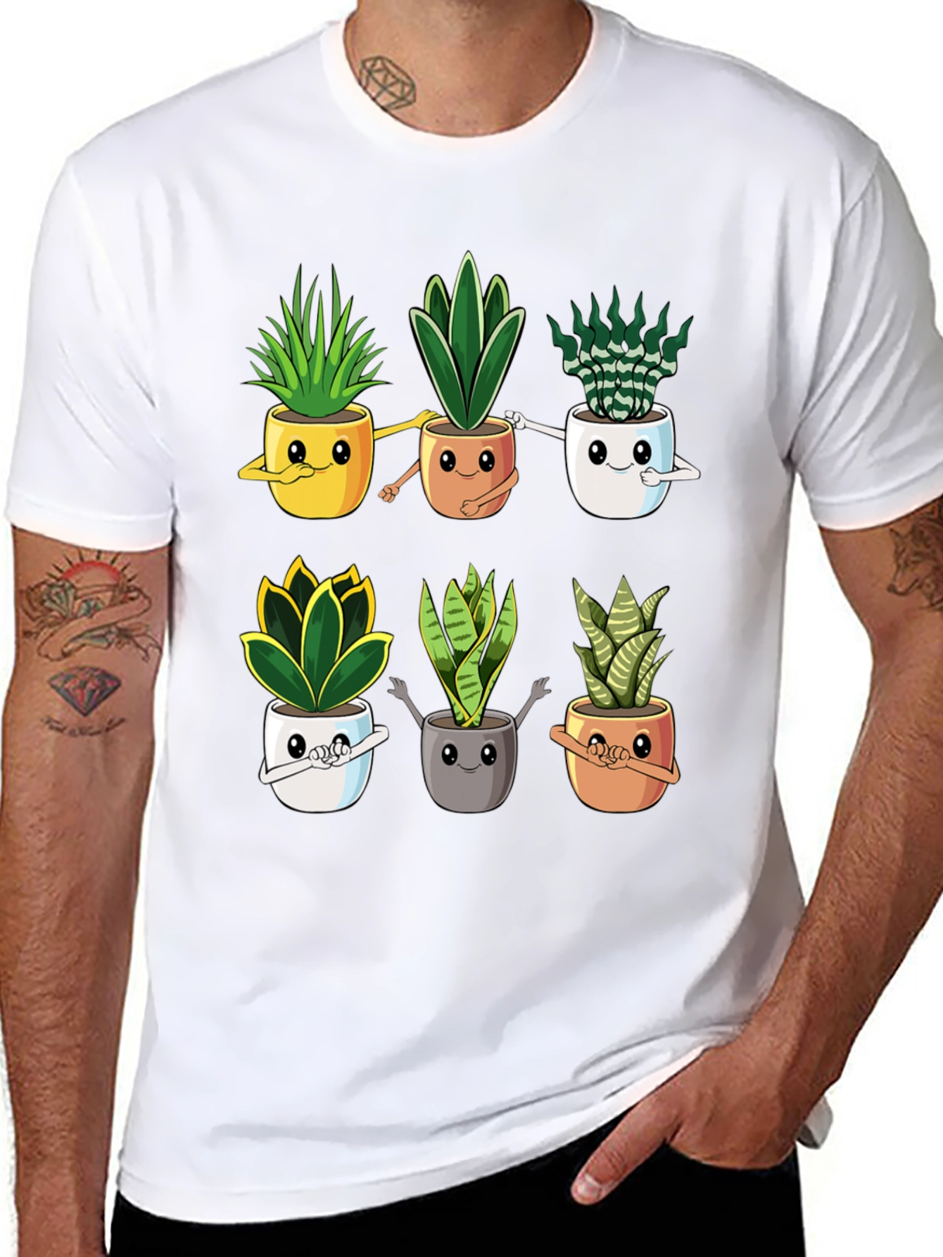 Cute Succulent Plant T-Shirt