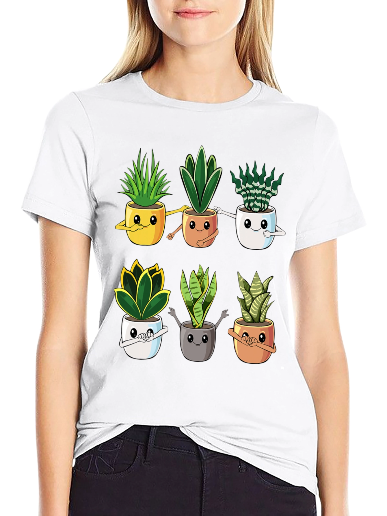 Cute Succulent Plant T-Shirt