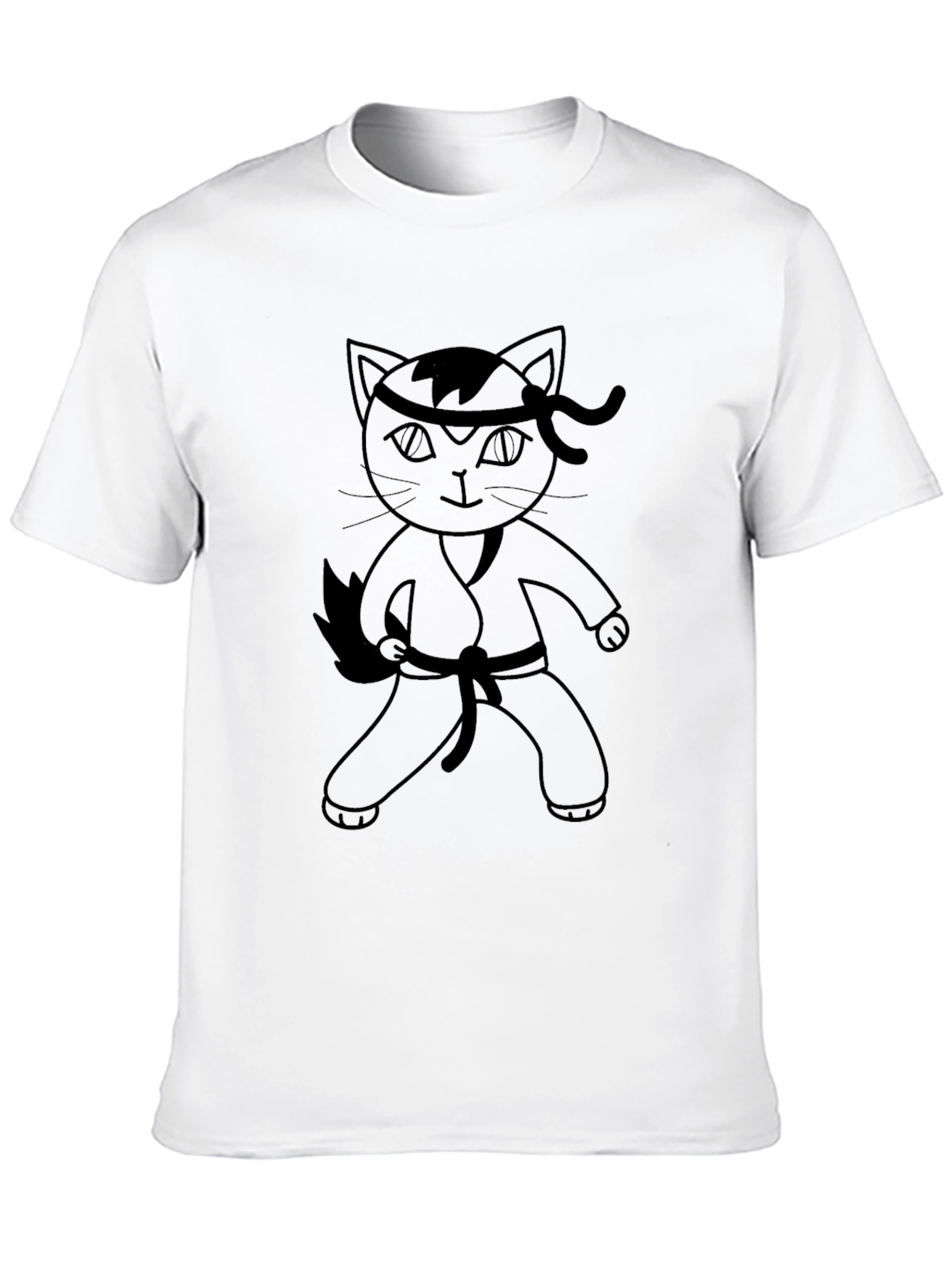 Ninja Cat T-Shirt - Martial Arts Kitten Tee