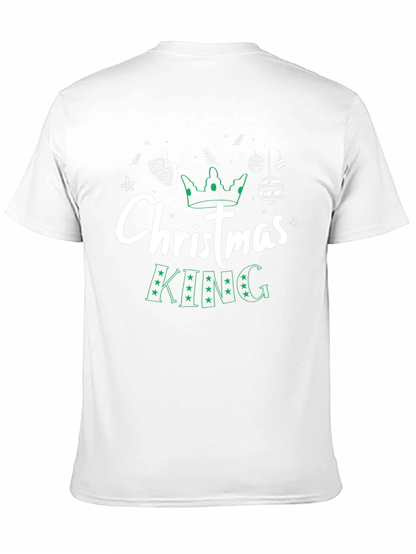 Christmas King Black Graphic Tee