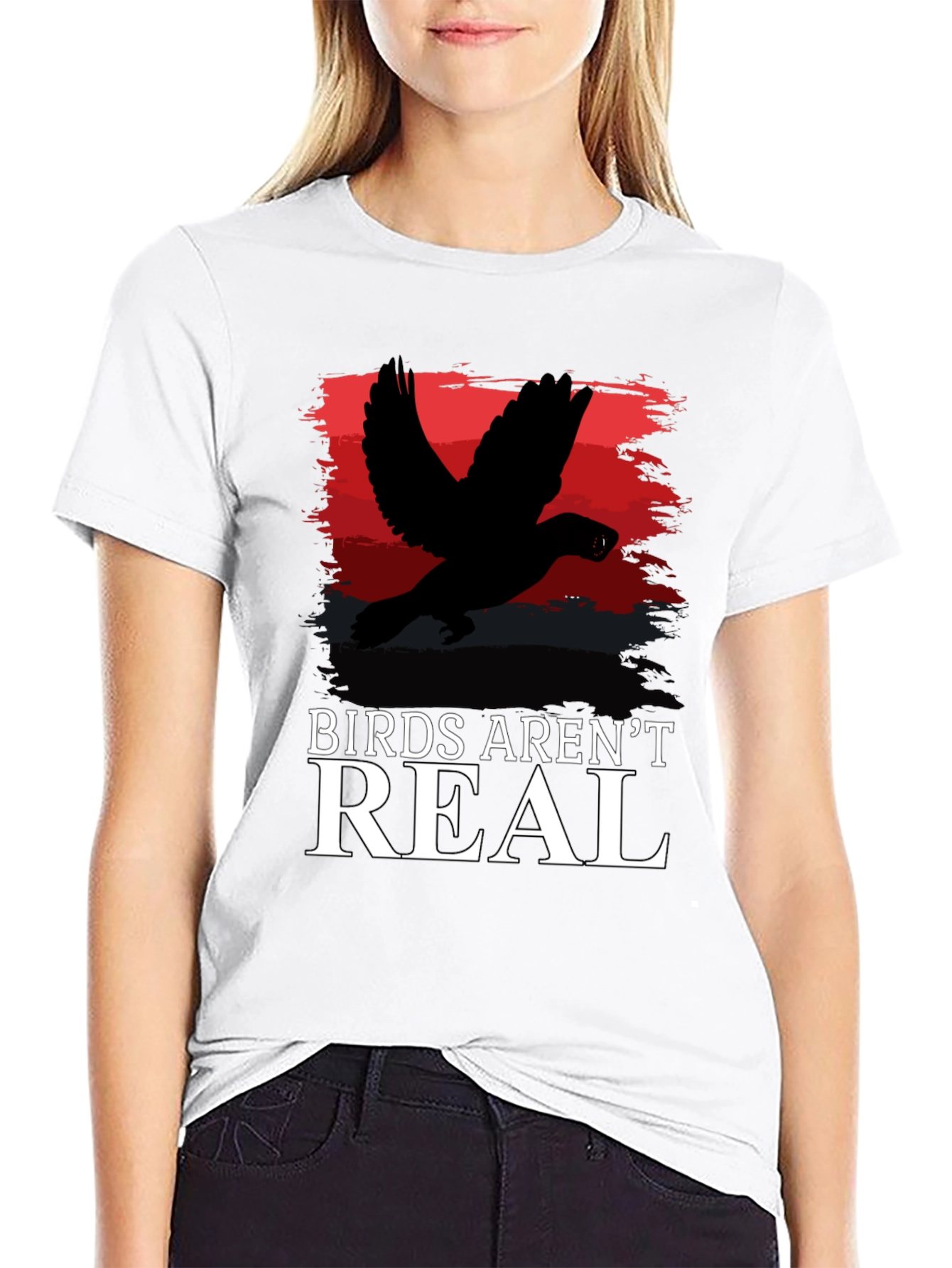 Birds Arent Real Graphic T-Shirt
