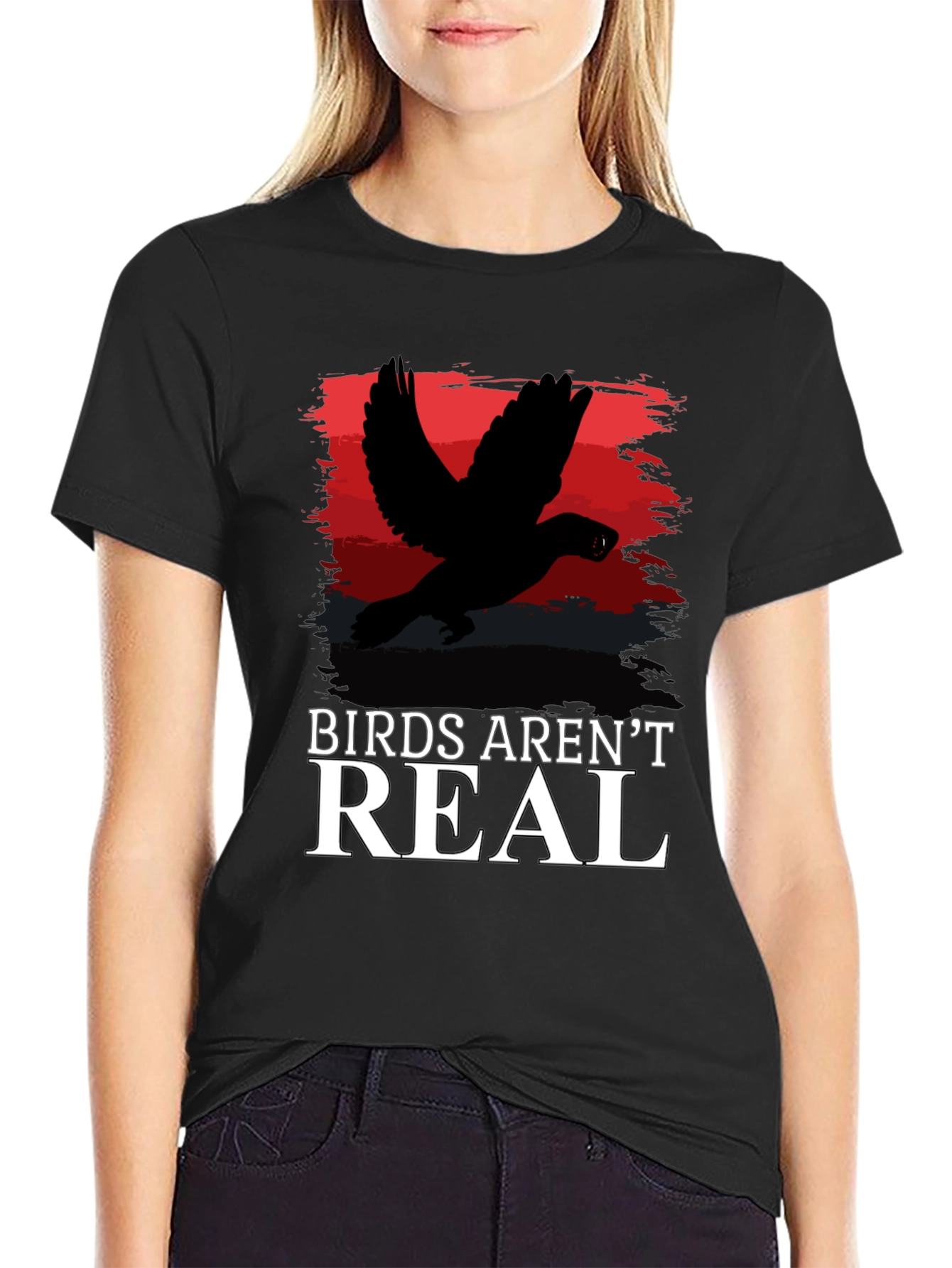 Birds Arent Real Graphic T-Shirt