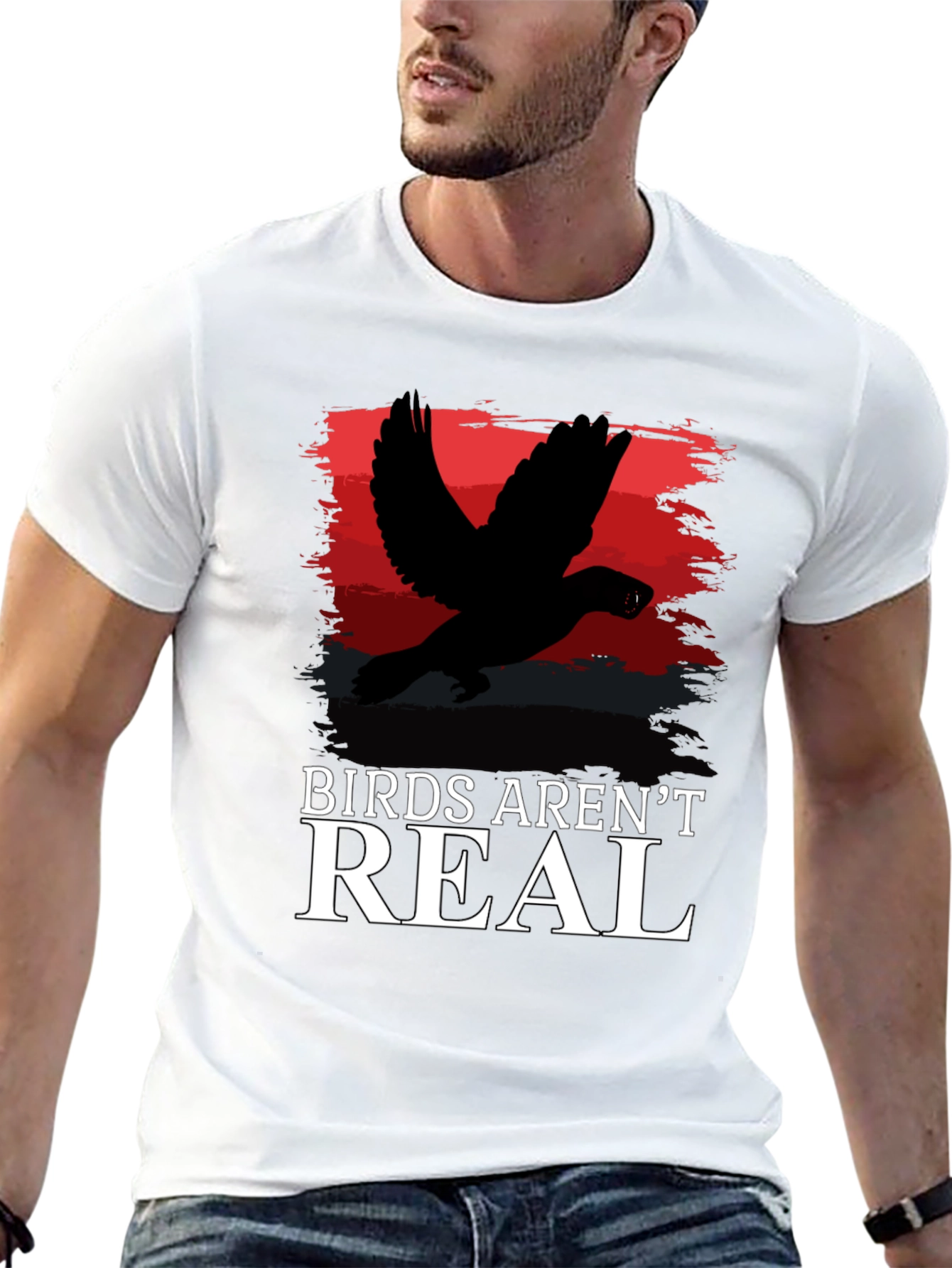 Birds Arent Real Graphic T-Shirt