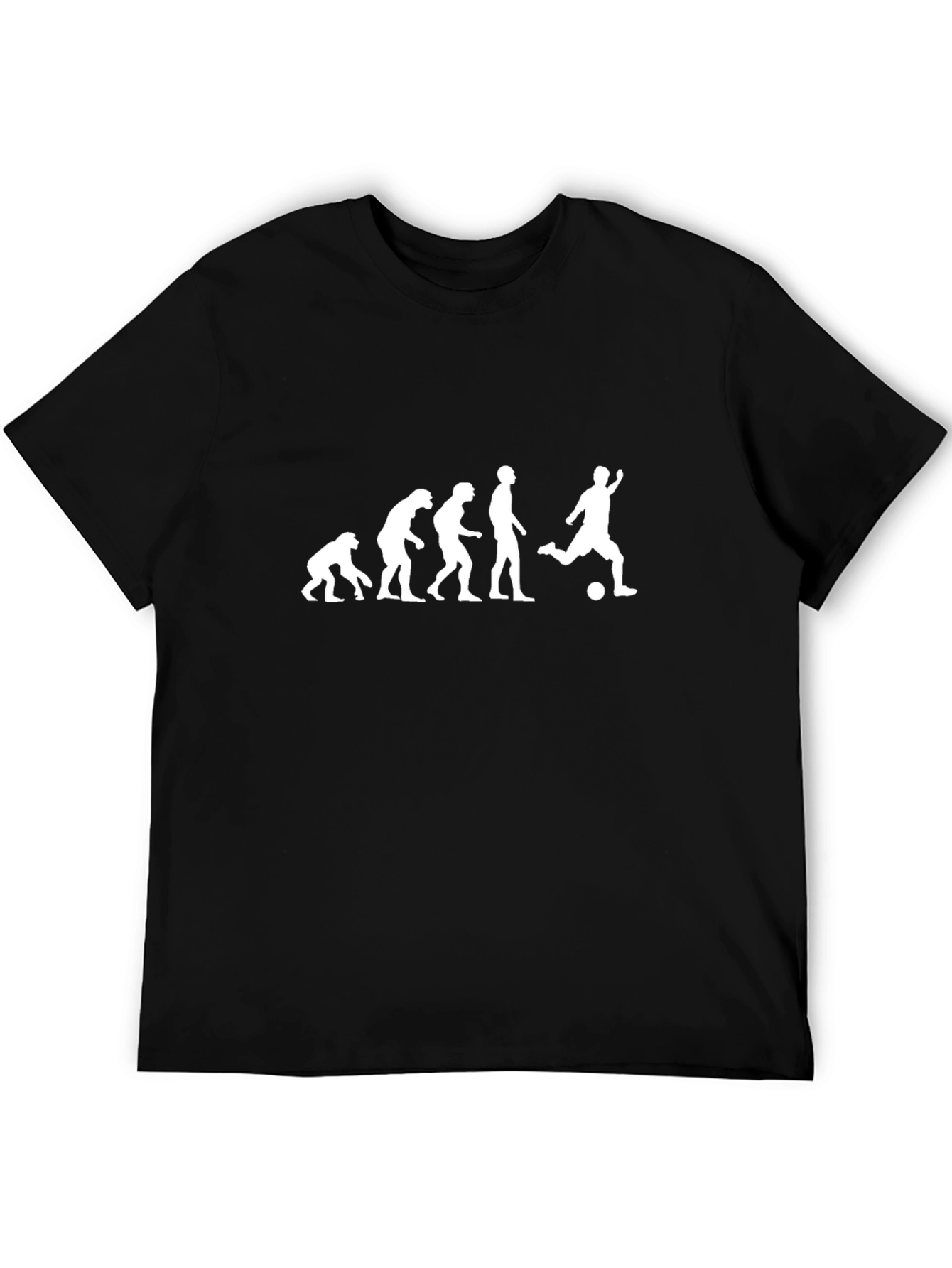 Soccer Evolution Graphic Tee - Black T-Shirt