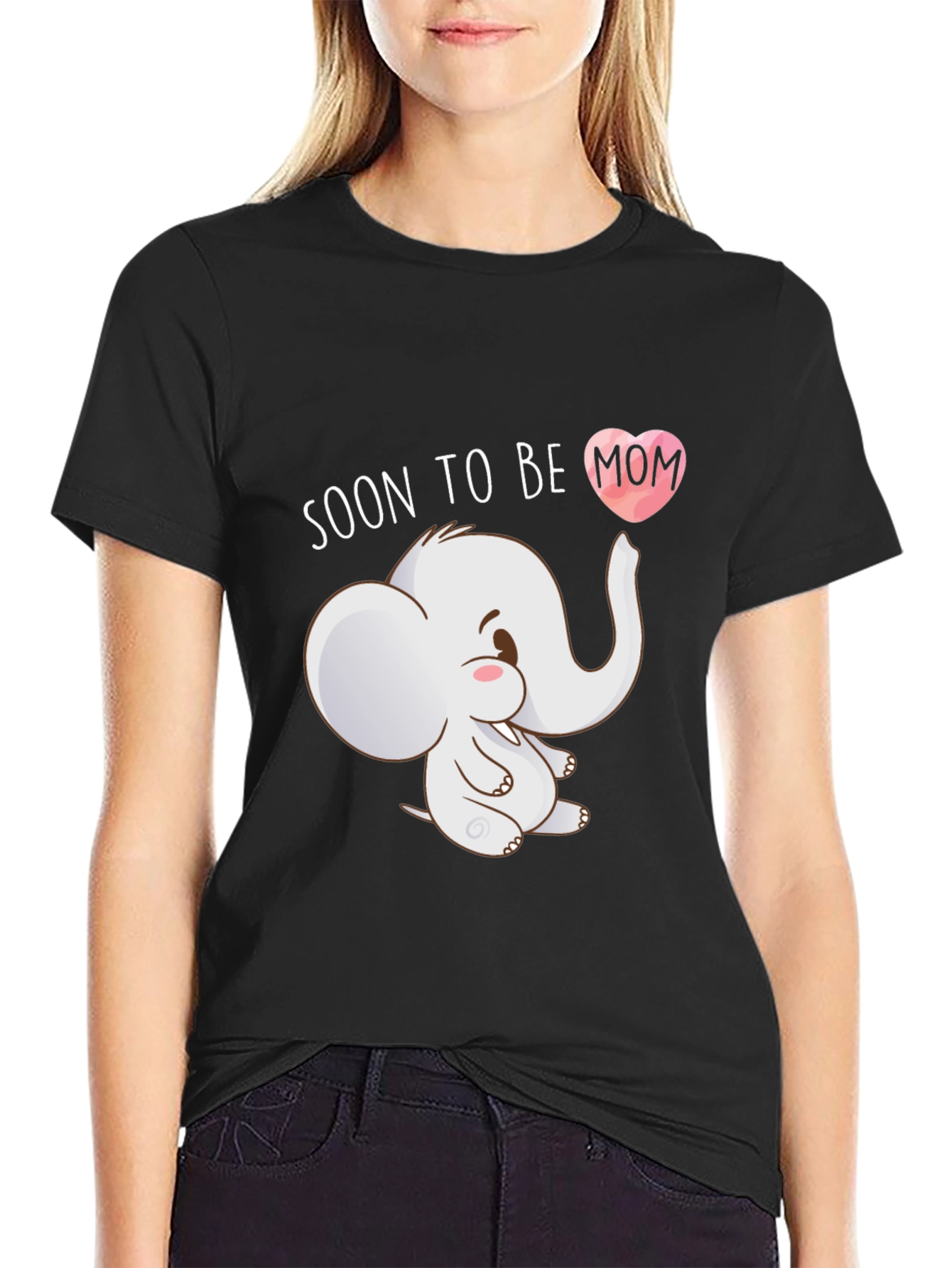 Soon to Be Mom Elephant T-Shirt