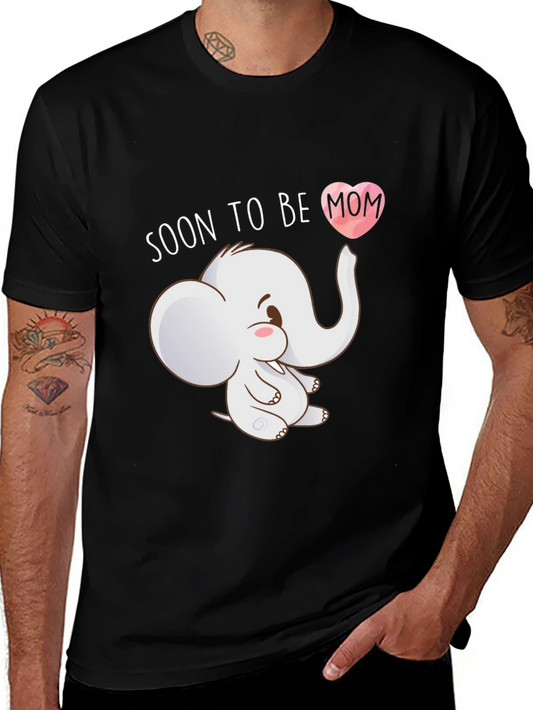 Soon to Be Mom Elephant T-Shirt