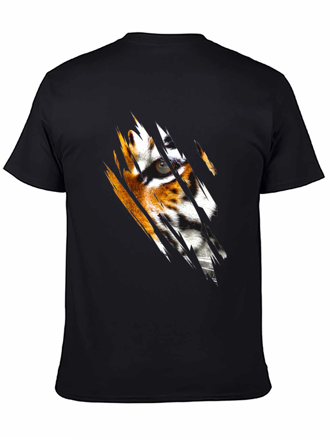 Tiger Eye Graphic Black T-Shirt
