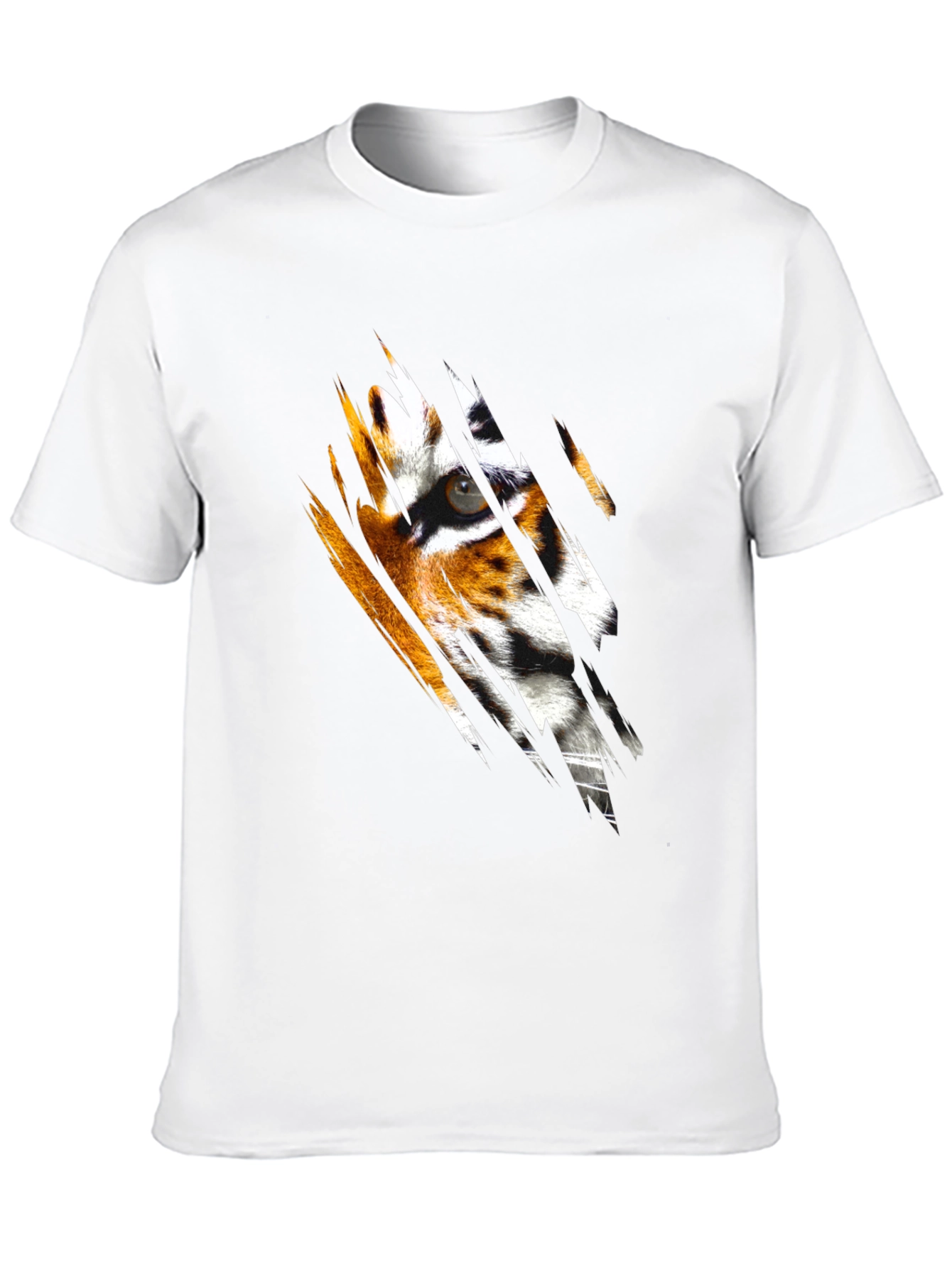 Tiger Eye Graphic Black T-Shirt