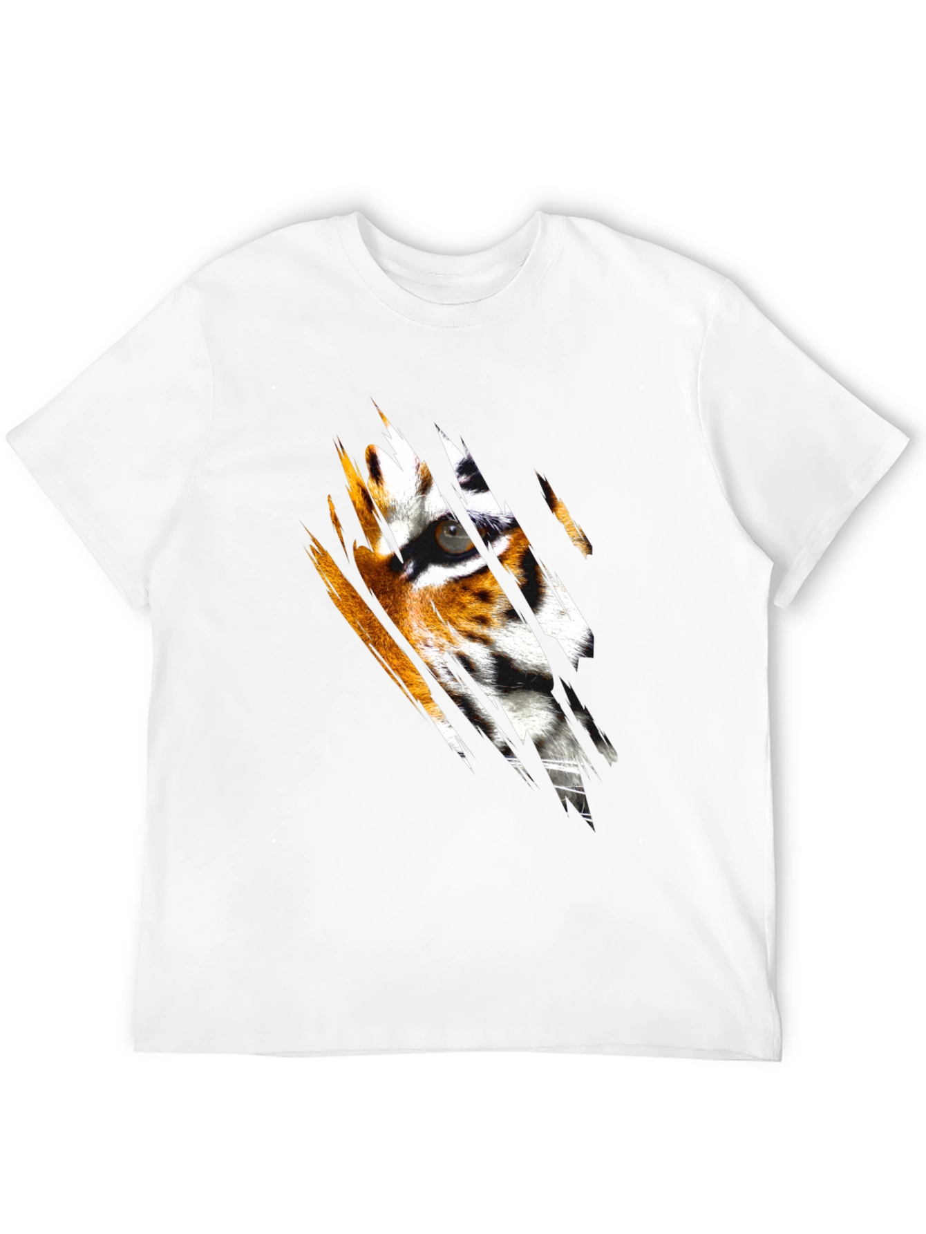 Tiger Eye Graphic Black T-Shirt