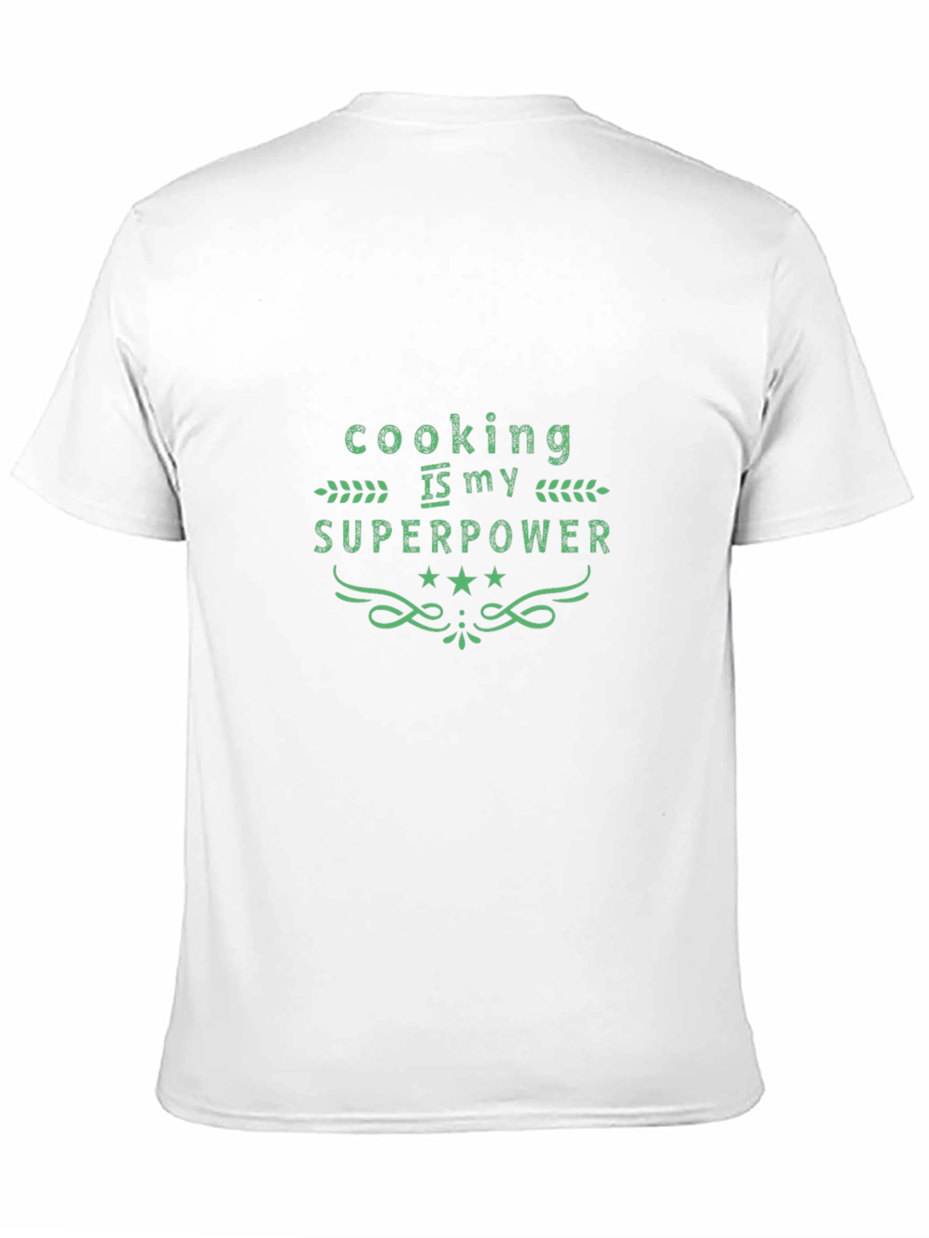 Cooking is my Superpower Black T-Shirt