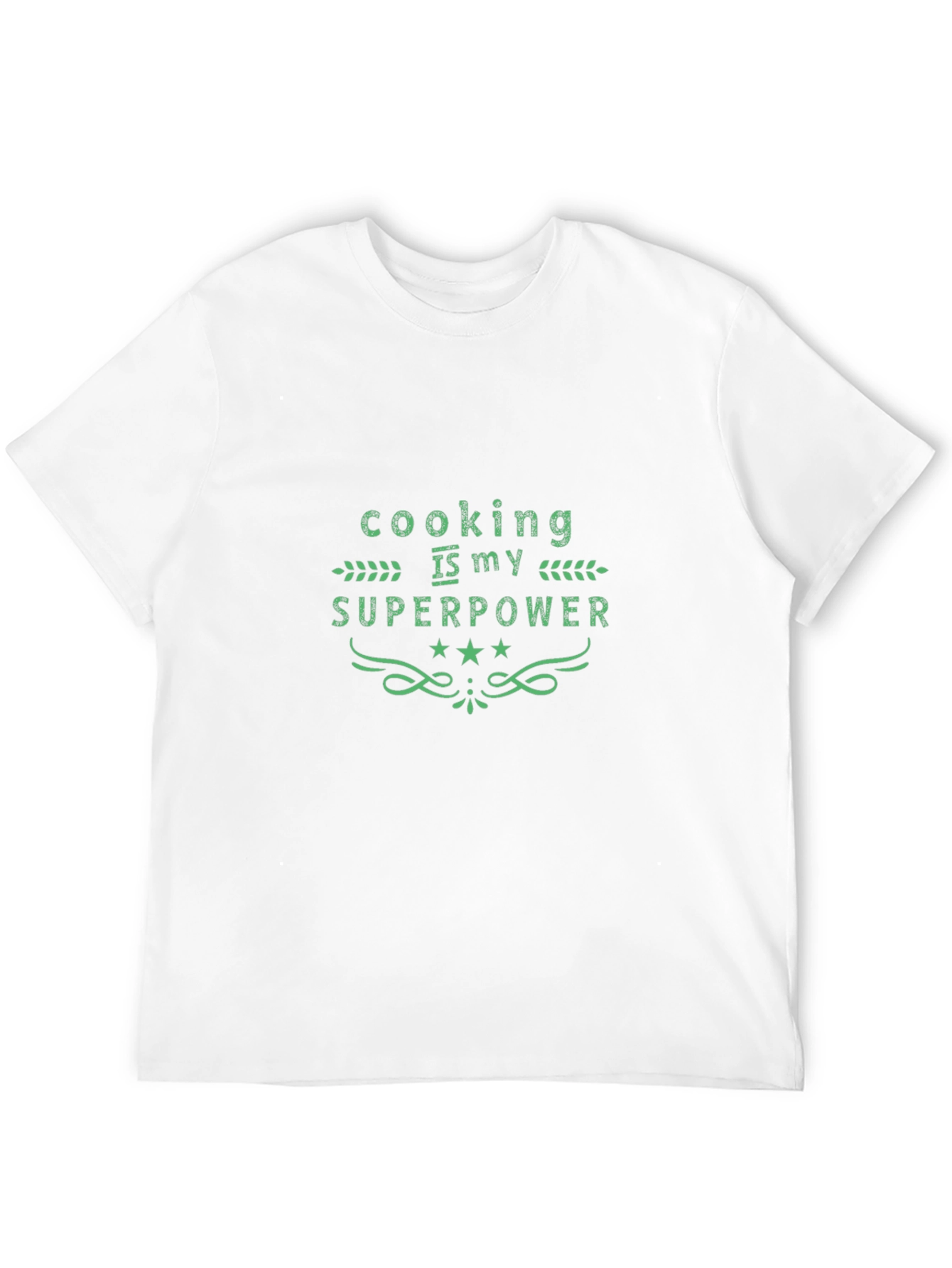 Cooking is my Superpower Black T-Shirt